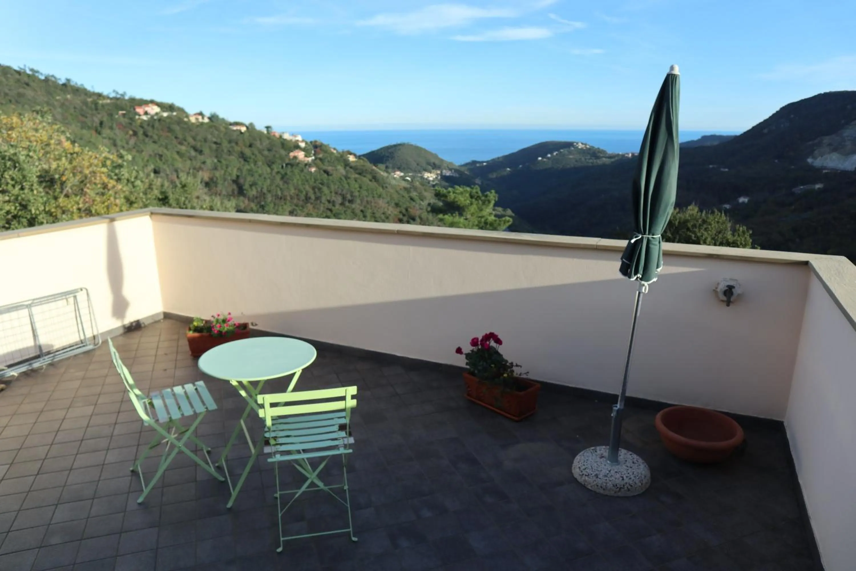 Patio in Suite con vista