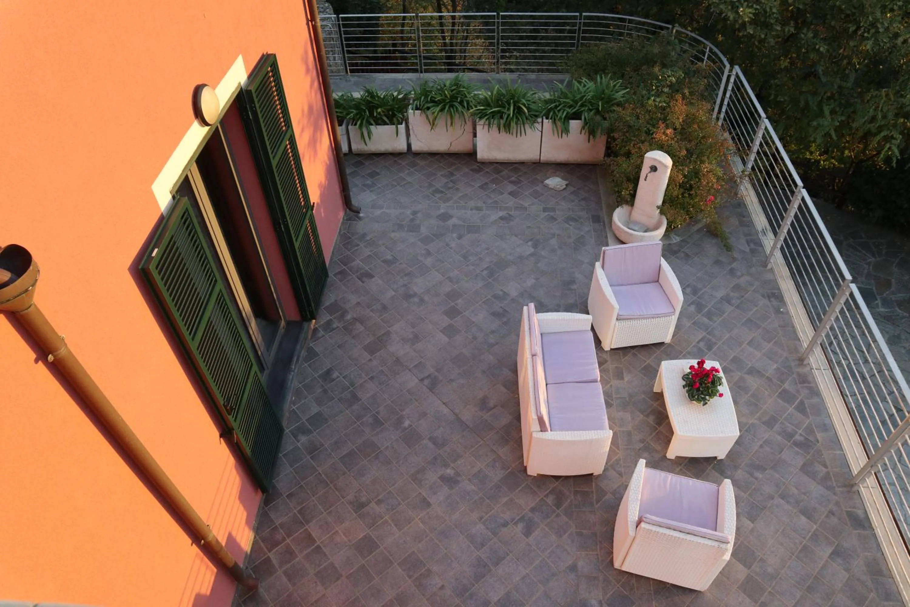 Patio in Suite con vista
