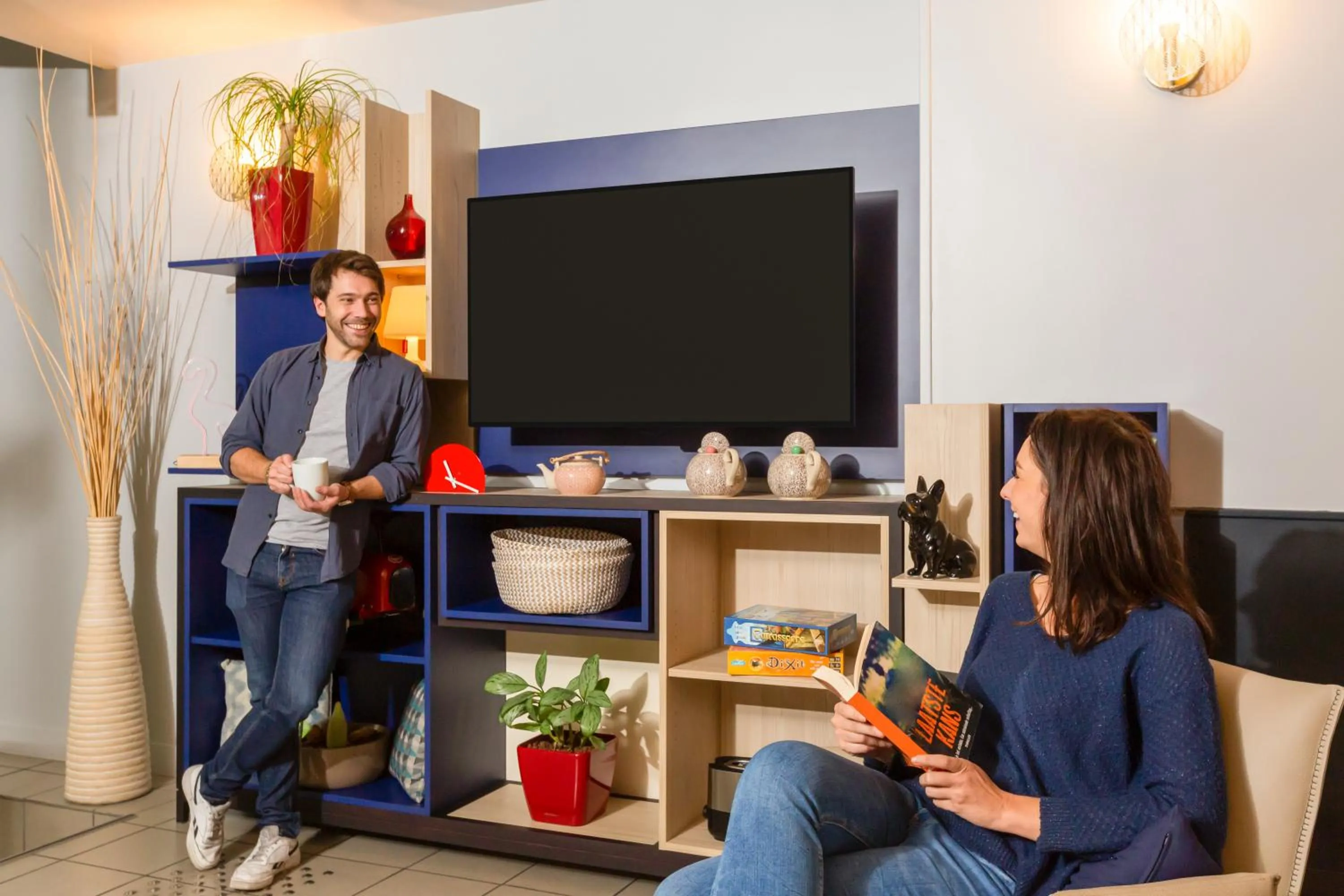 Lobby or reception in Aparthotel Adagio Access La Défense - Léonard De Vinci