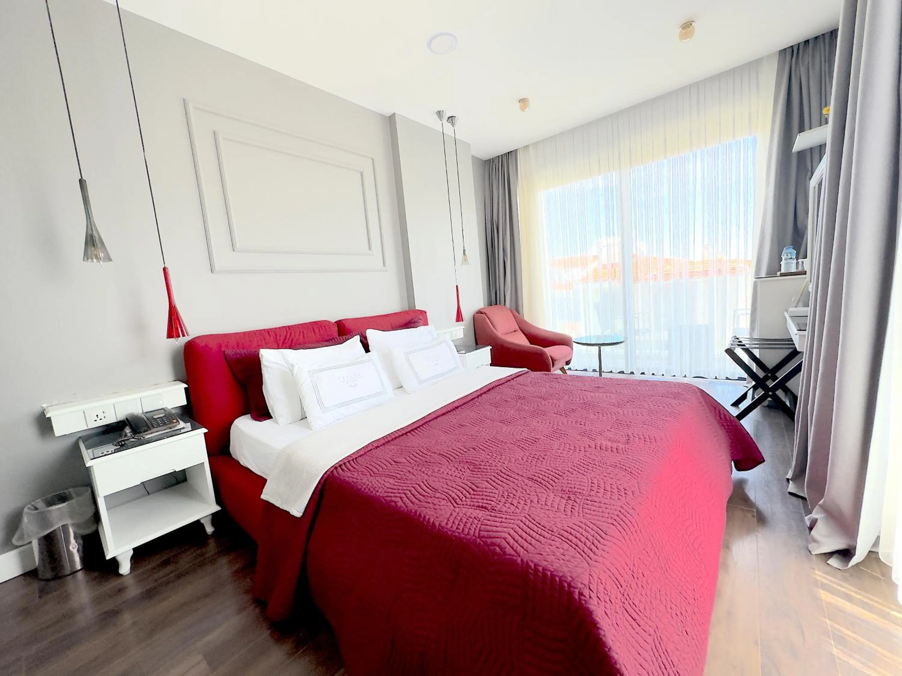 Bed in Ferush Boutique Hotel