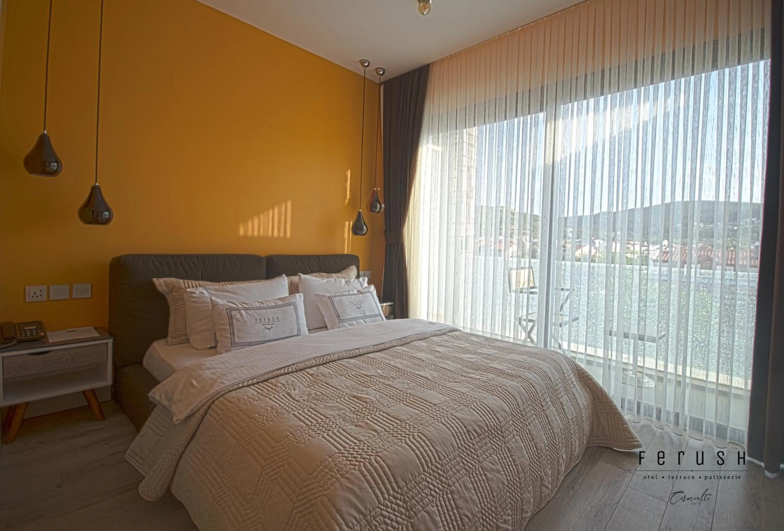 Bed in Ferush Boutique Hotel