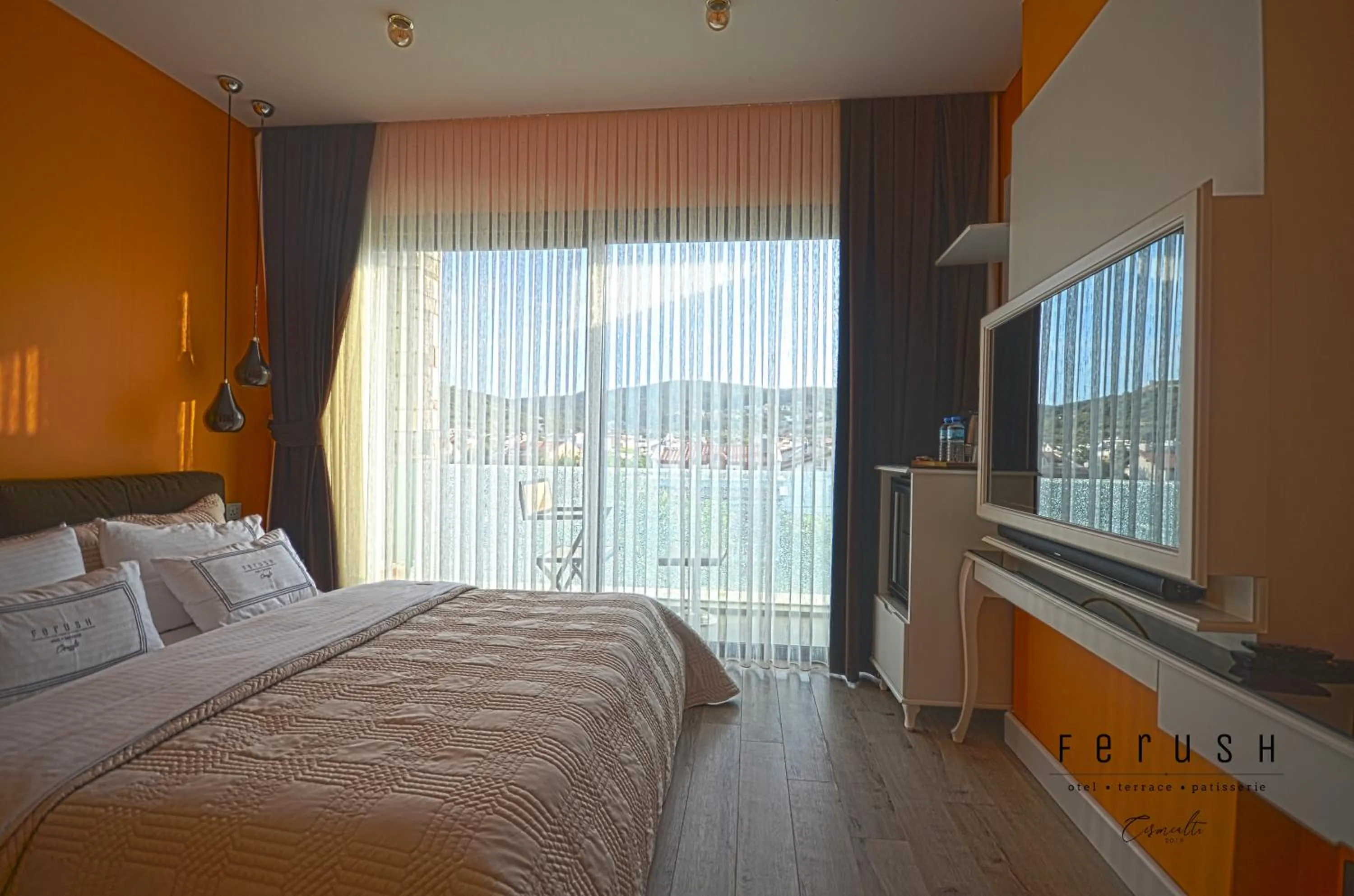 Bed in Ferush Boutique Hotel