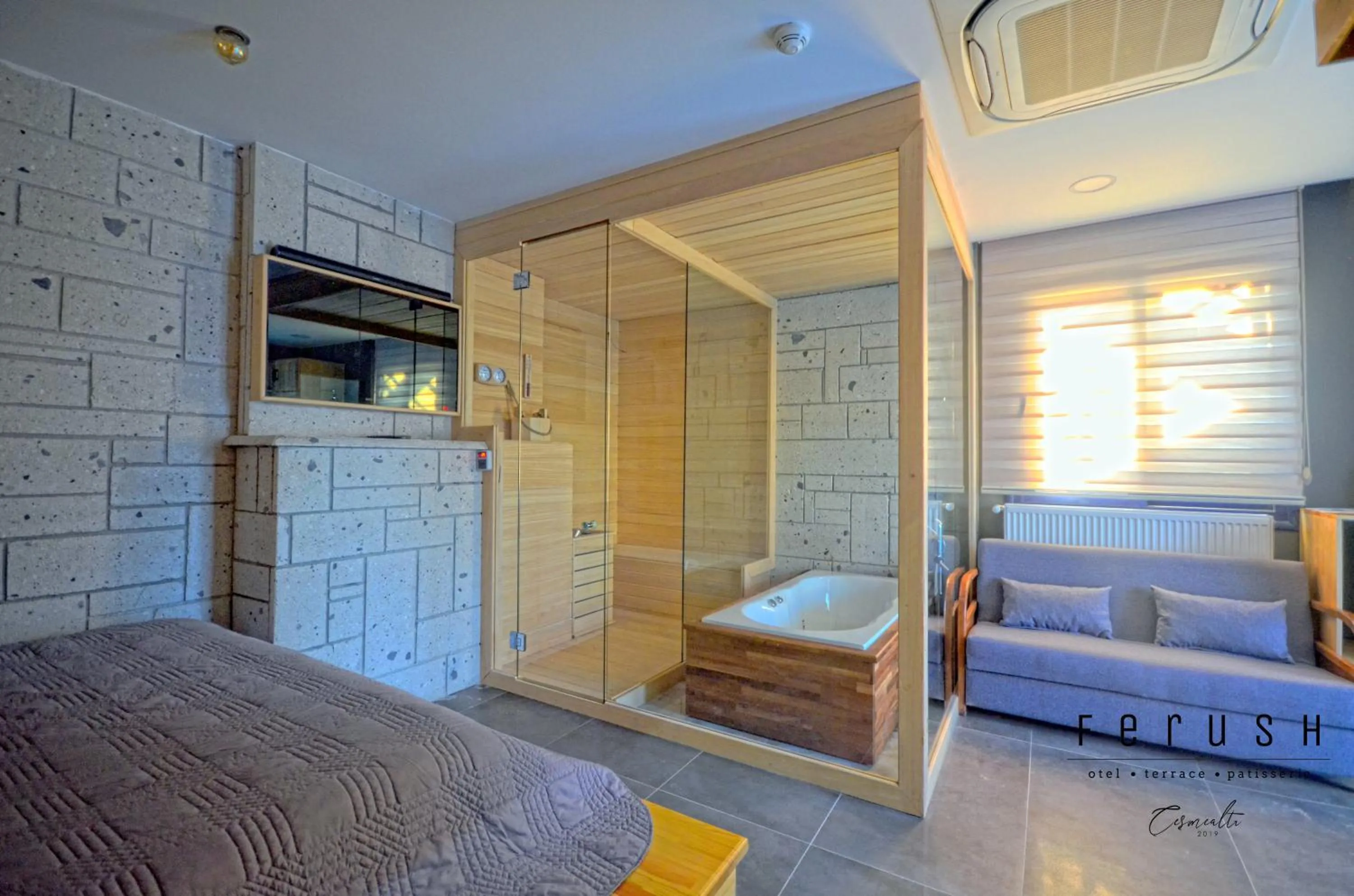 Bed in Ferush Boutique Hotel