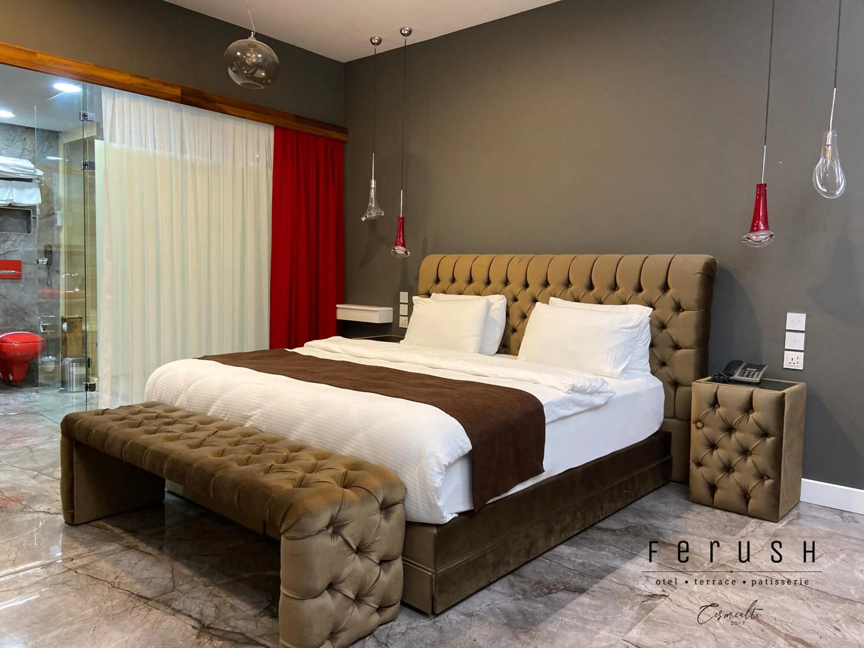 Bed in Ferush Boutique Hotel
