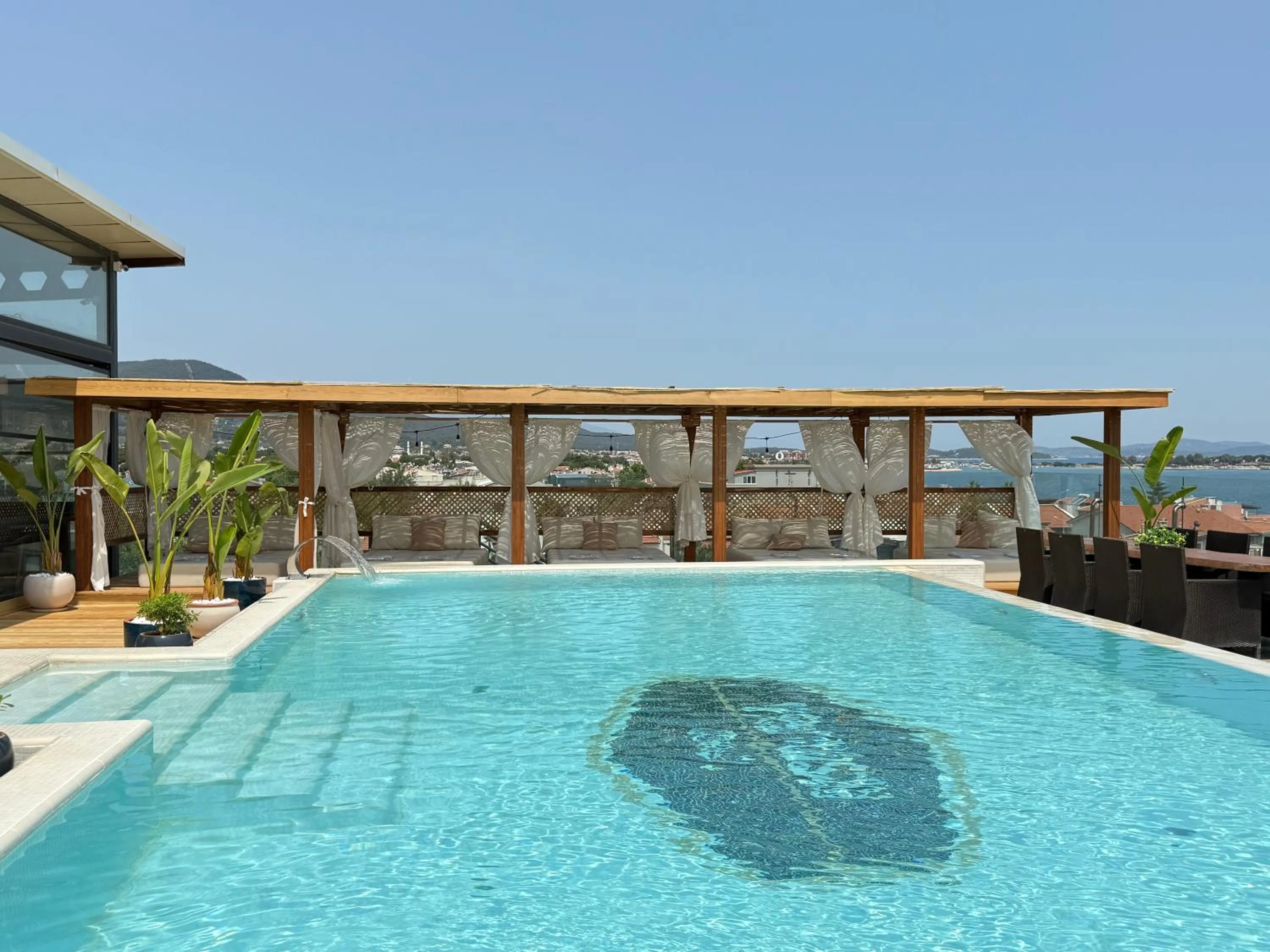 Swimming pool in Ferush Boutique Hotel