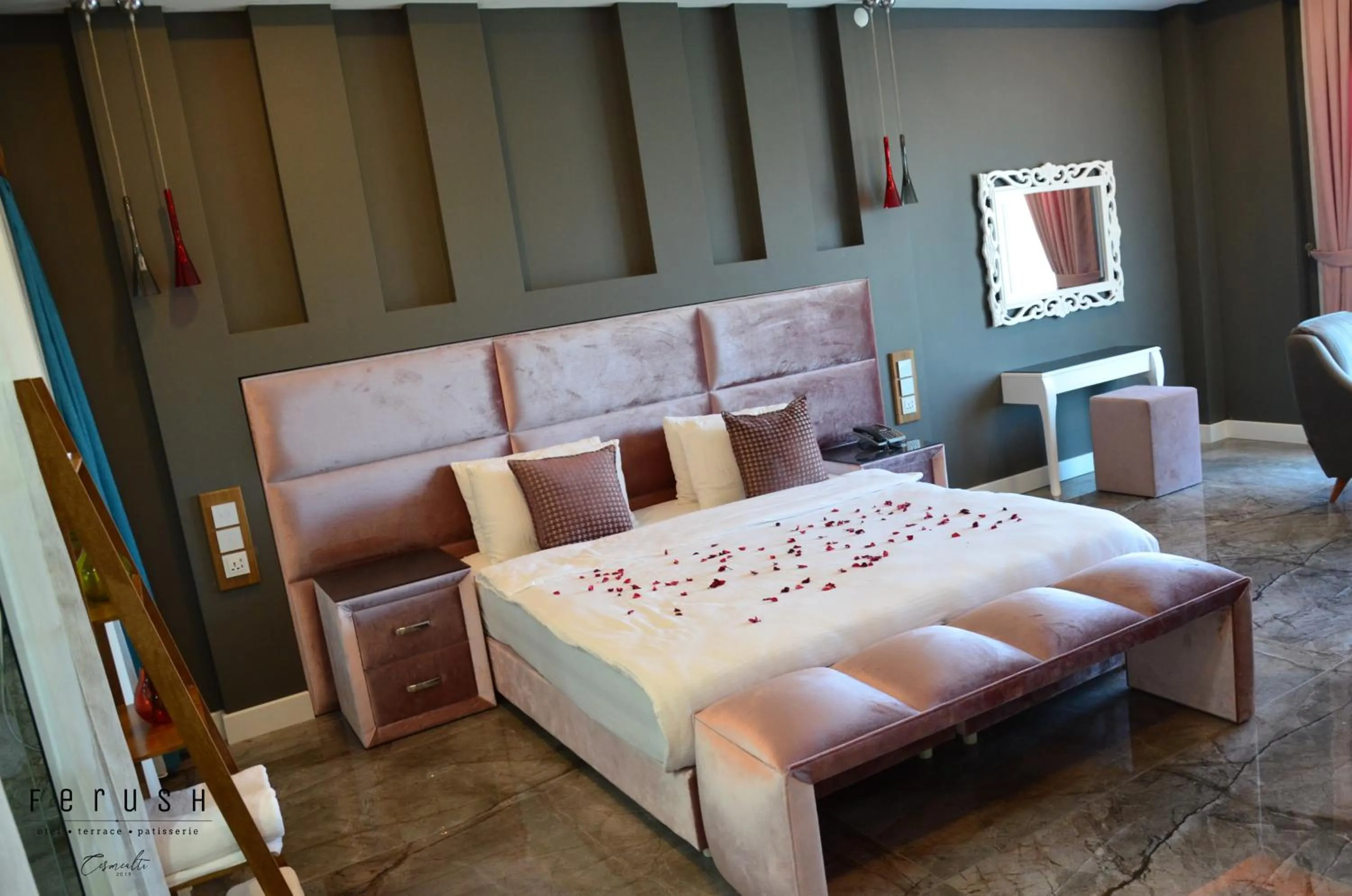 Bed in Ferush Boutique Hotel