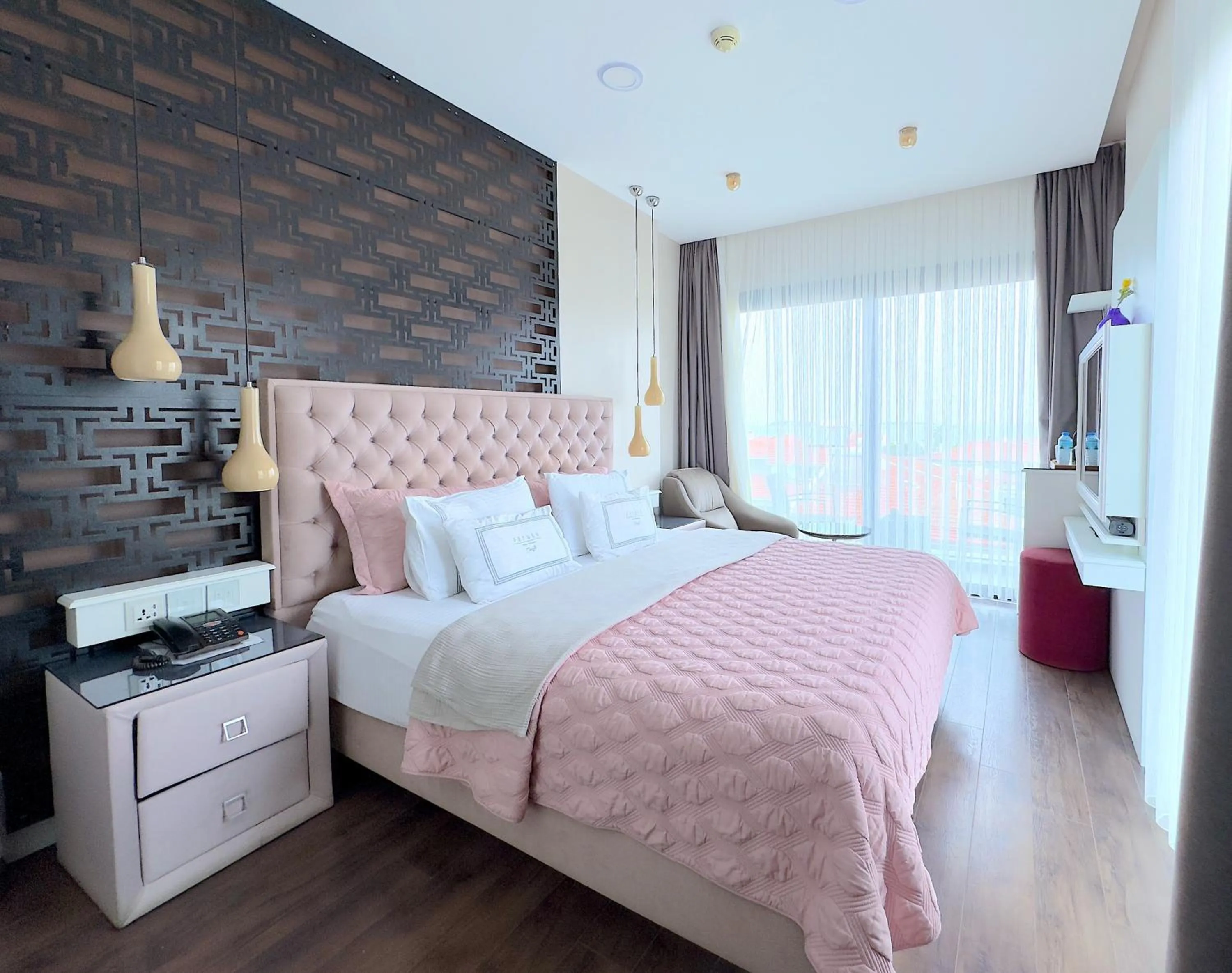 Bed in Ferush Boutique Hotel