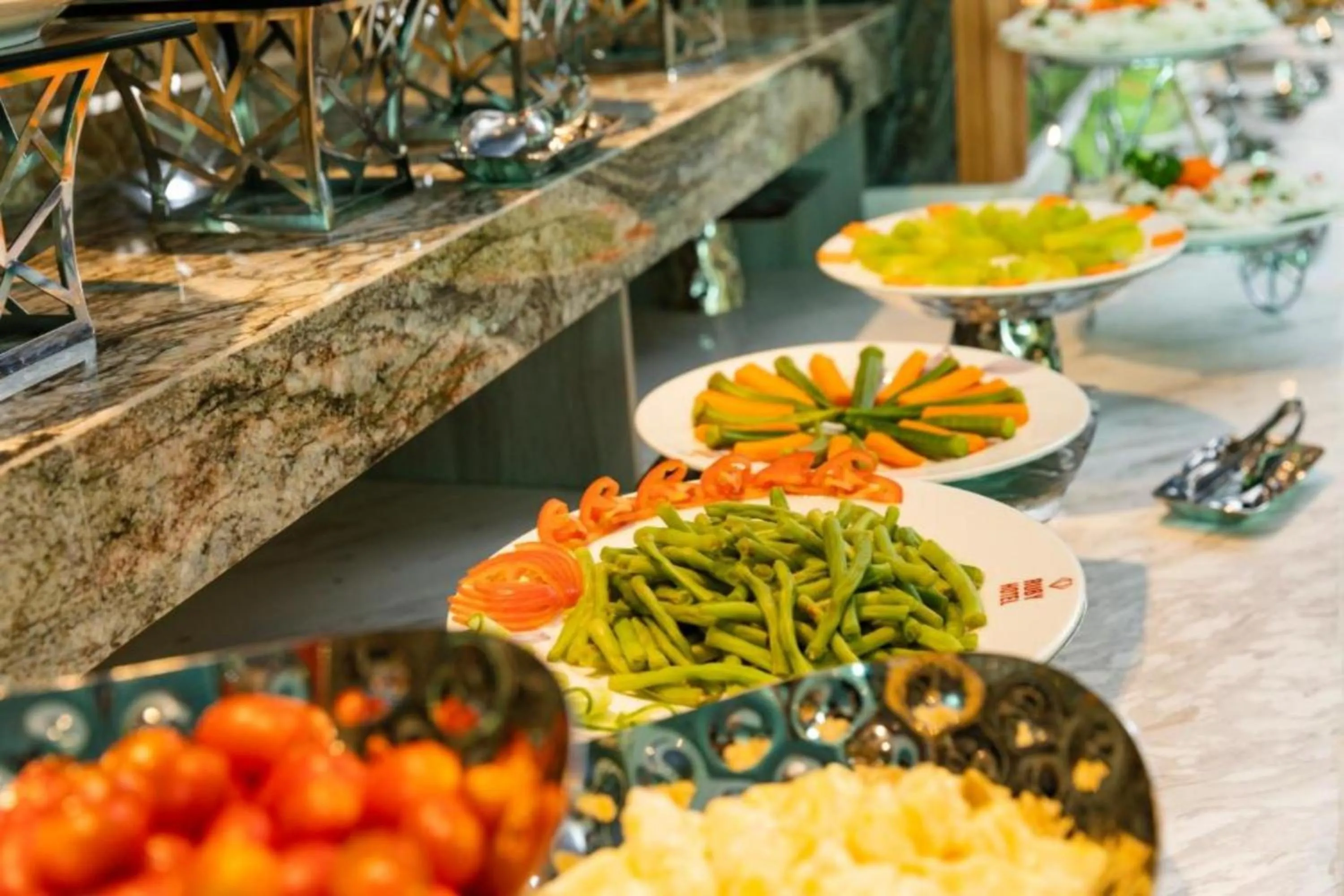 Buffet breakfast in Ruby Luxury Hotel