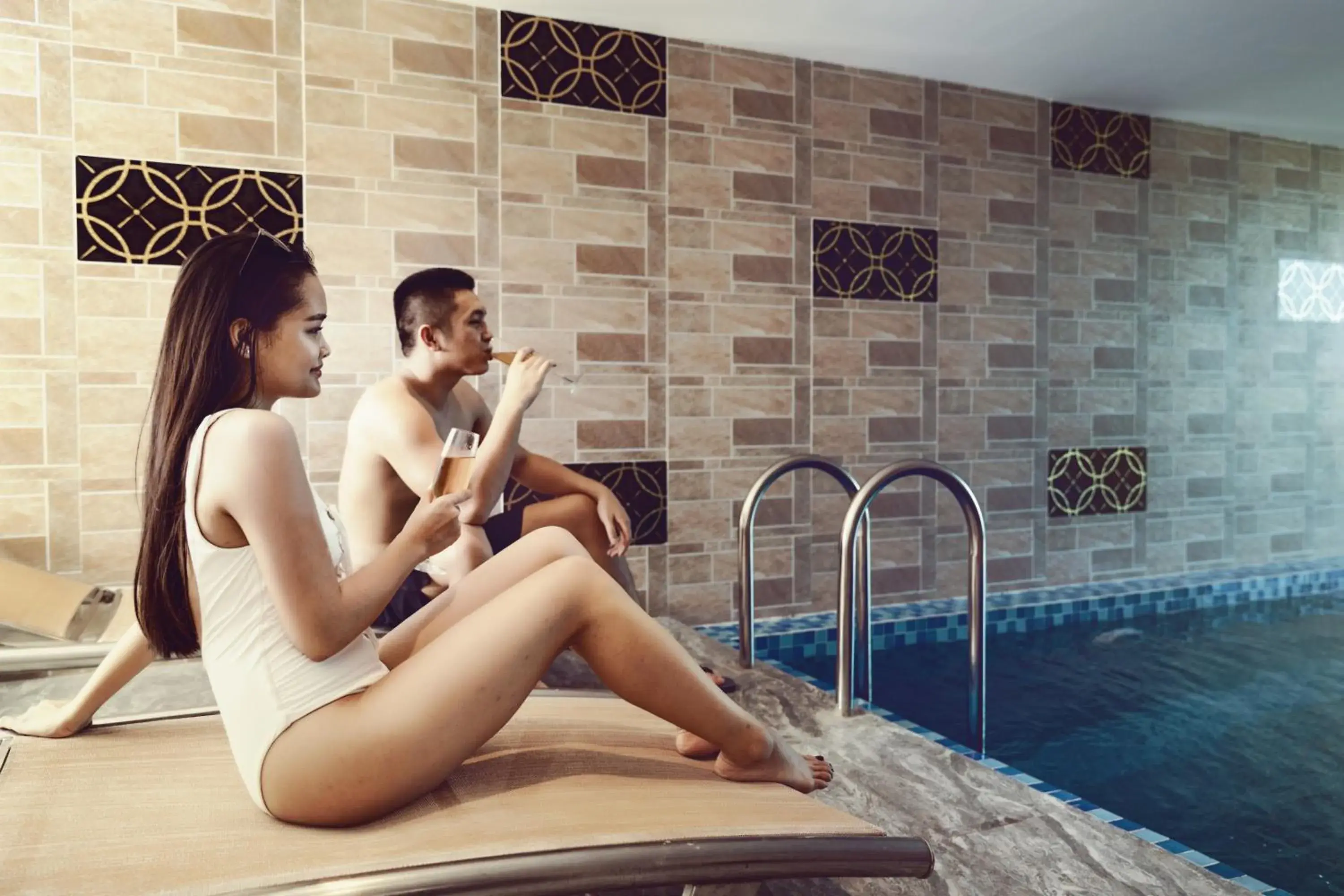 Swimming pool in Ruby Hotel Swimming pool in Ruby Hotel