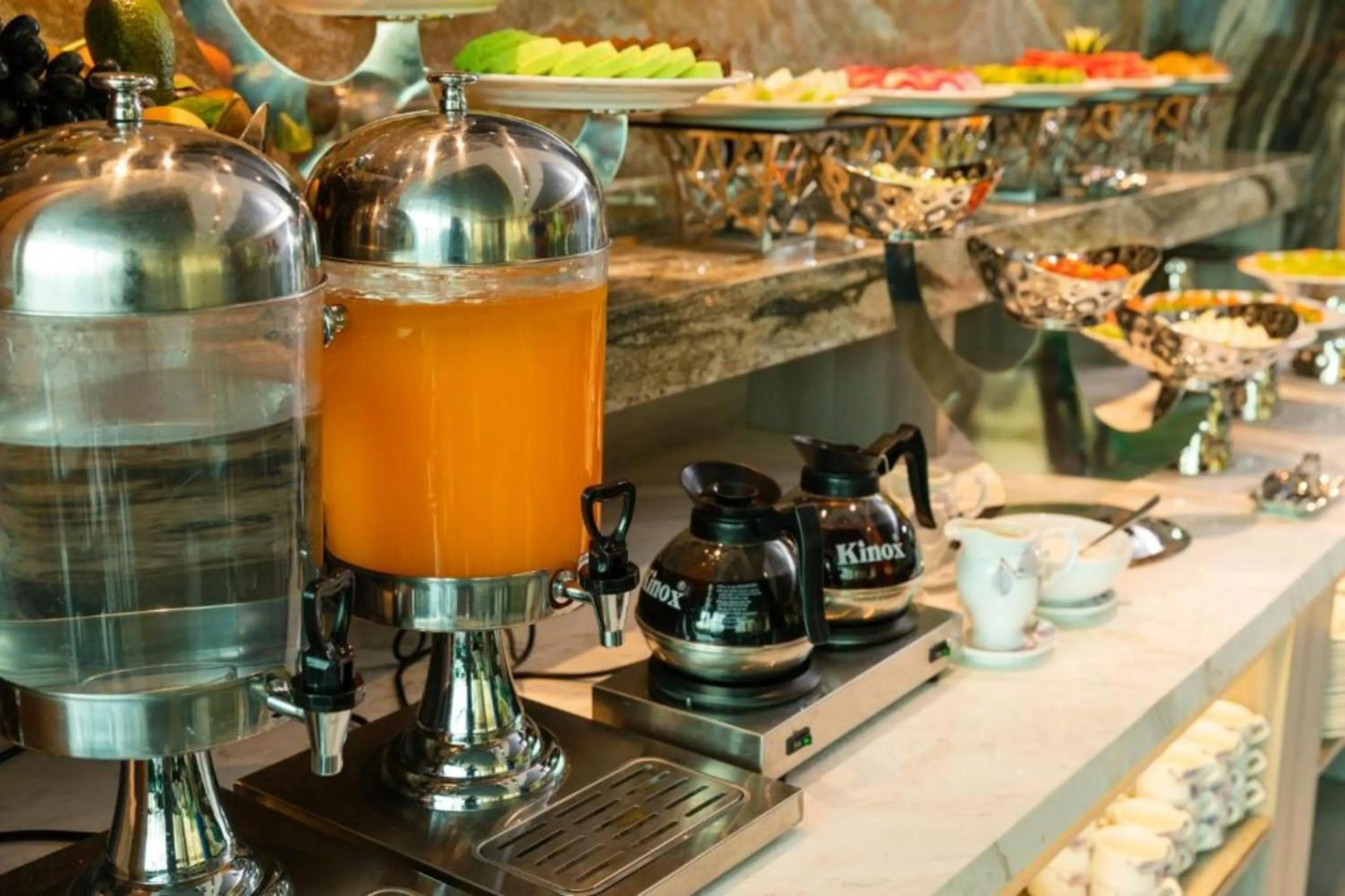 Continental breakfast in Ruby Luxury Hotel
