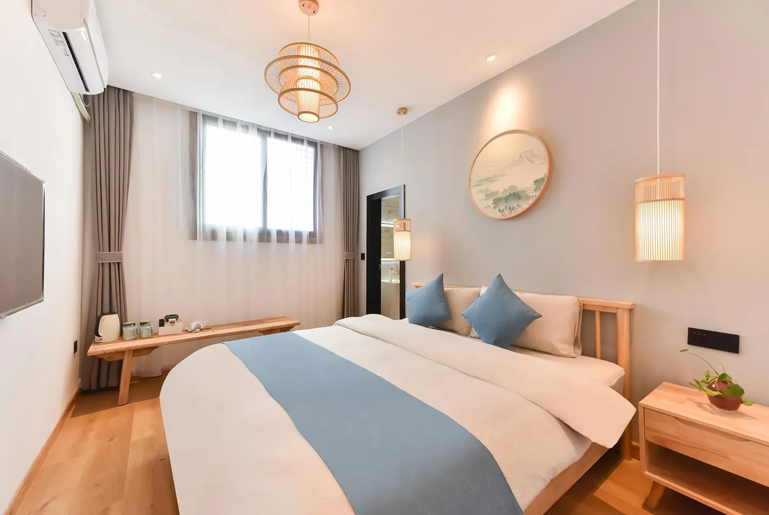 Bed in Yifangyan - Tingyuan Qingshe Hostel