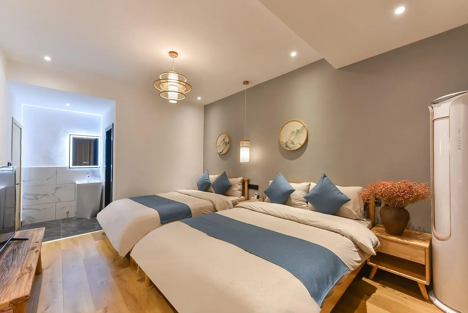 Bed in Yifangyan - Tingyuan Qingshe Hostel