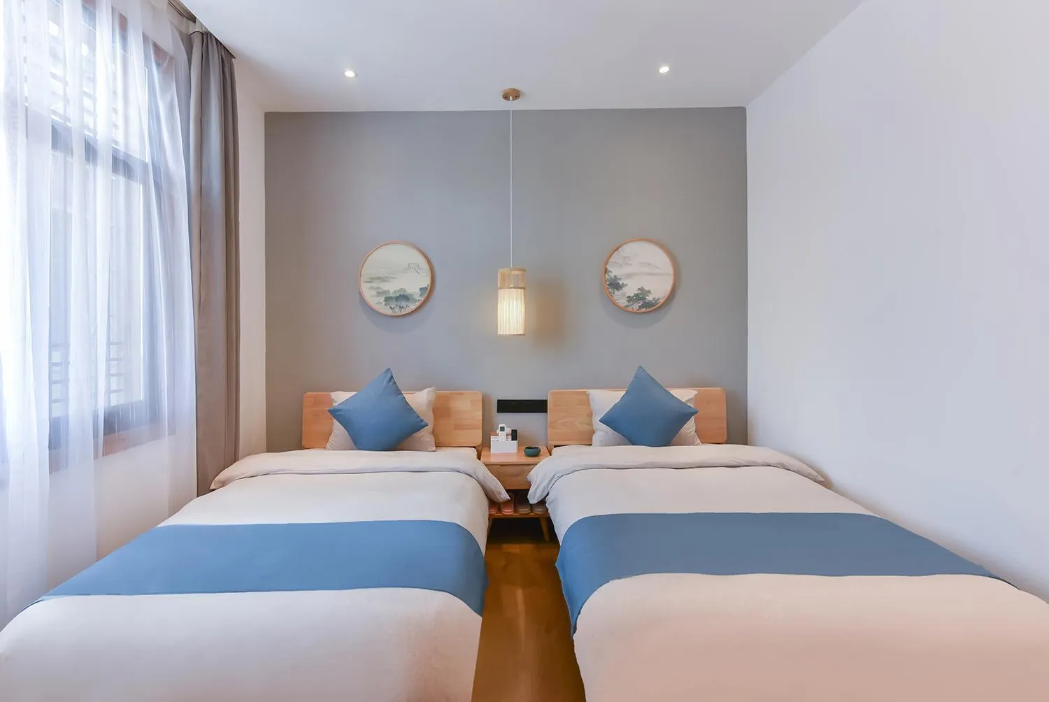 Bed in Yifangyan - Tingyuan Qingshe Hostel