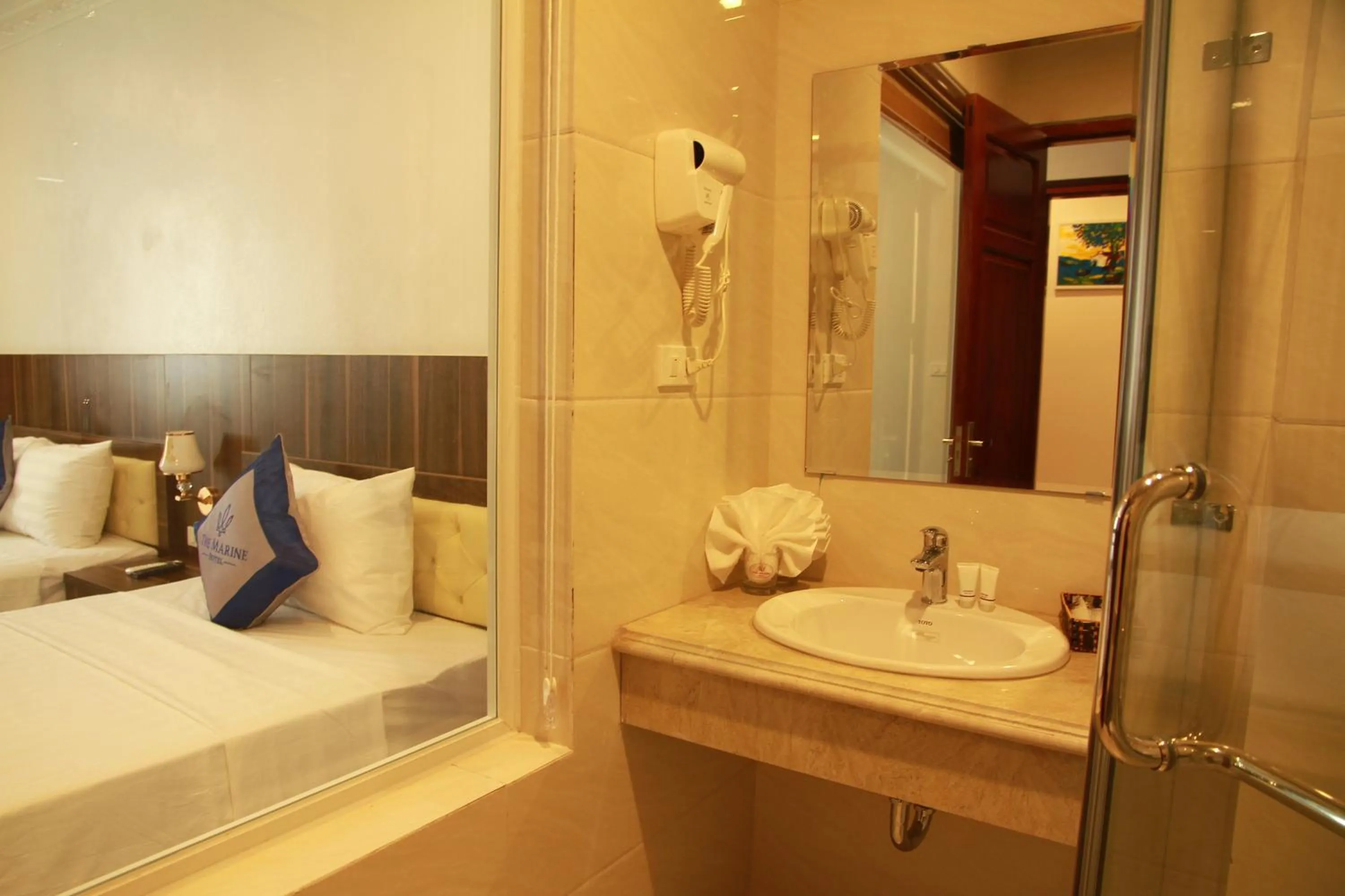 Bed in Khách sạn Hải Quân - The Marine Hotel
