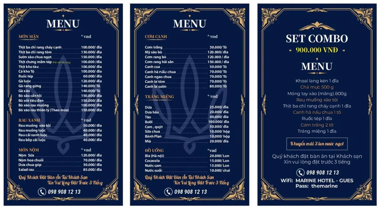 Meals in Khách sạn Hải Quân - The Marine Hotel
