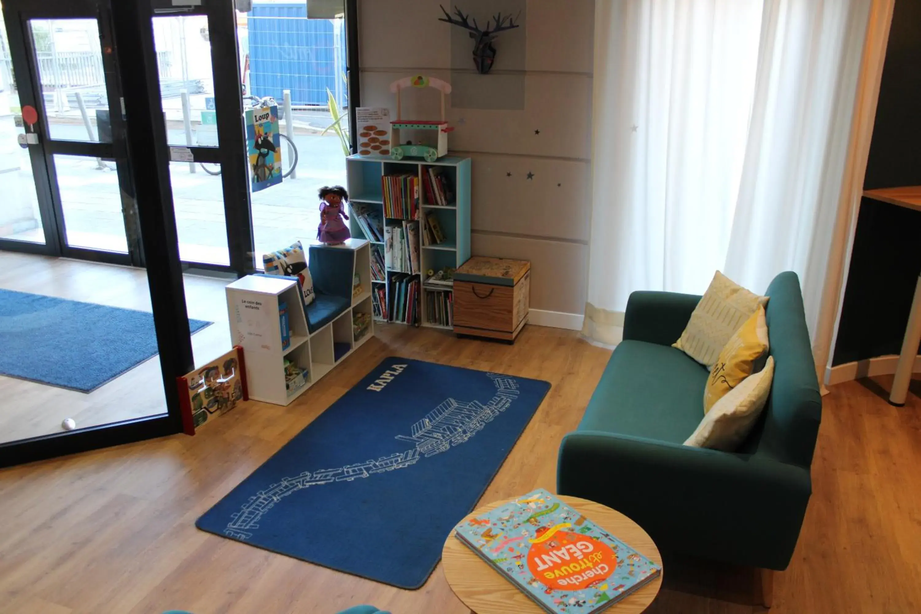 Children play ground, Bed in Aparthotel Adagio Access Nice Acropolis Children play ground, Bed in Aparthotel Adagio Access Nice Acropolis