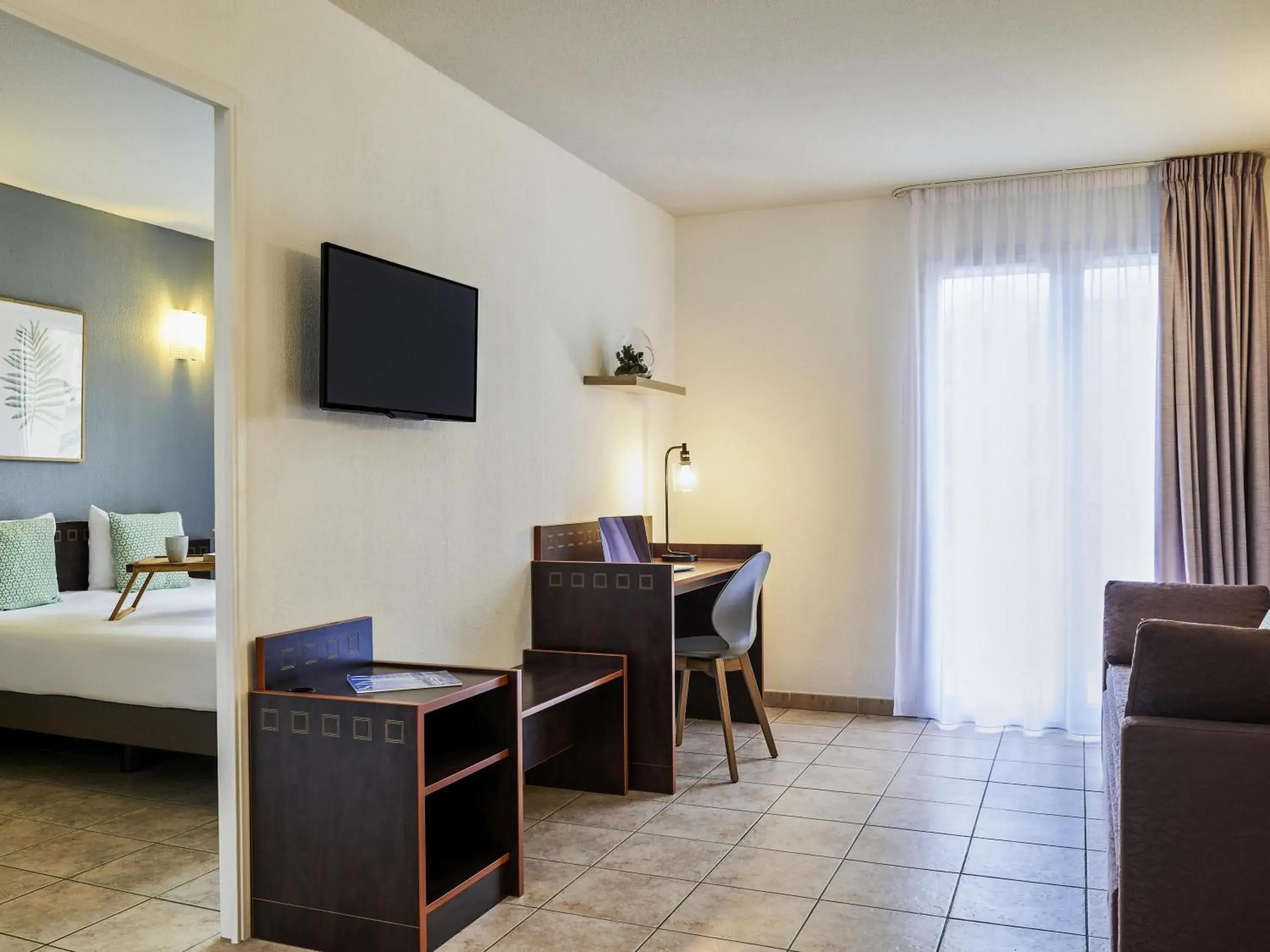 Bedroom, Bed in Aparthotel Adagio Access Nice Garibaldi Bedroom, Bed in Aparthotel Adagio Access Nice Garibaldi