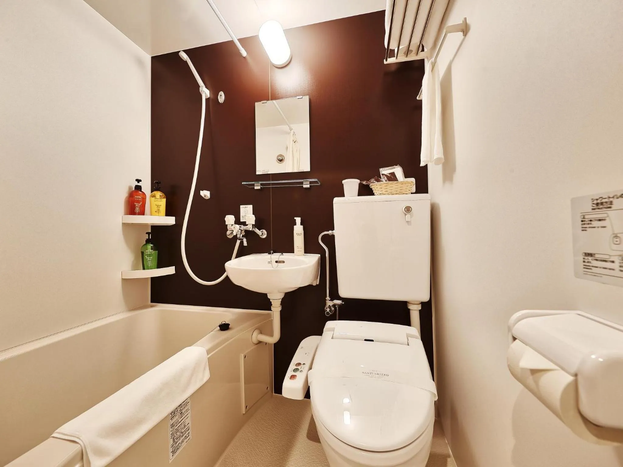 Toilet in Crown Hotel Okinawa Annex