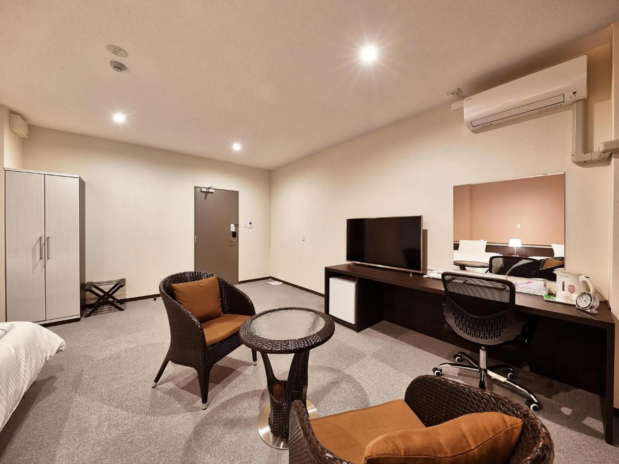 Living room in Crown Hotel Okinawa Annex