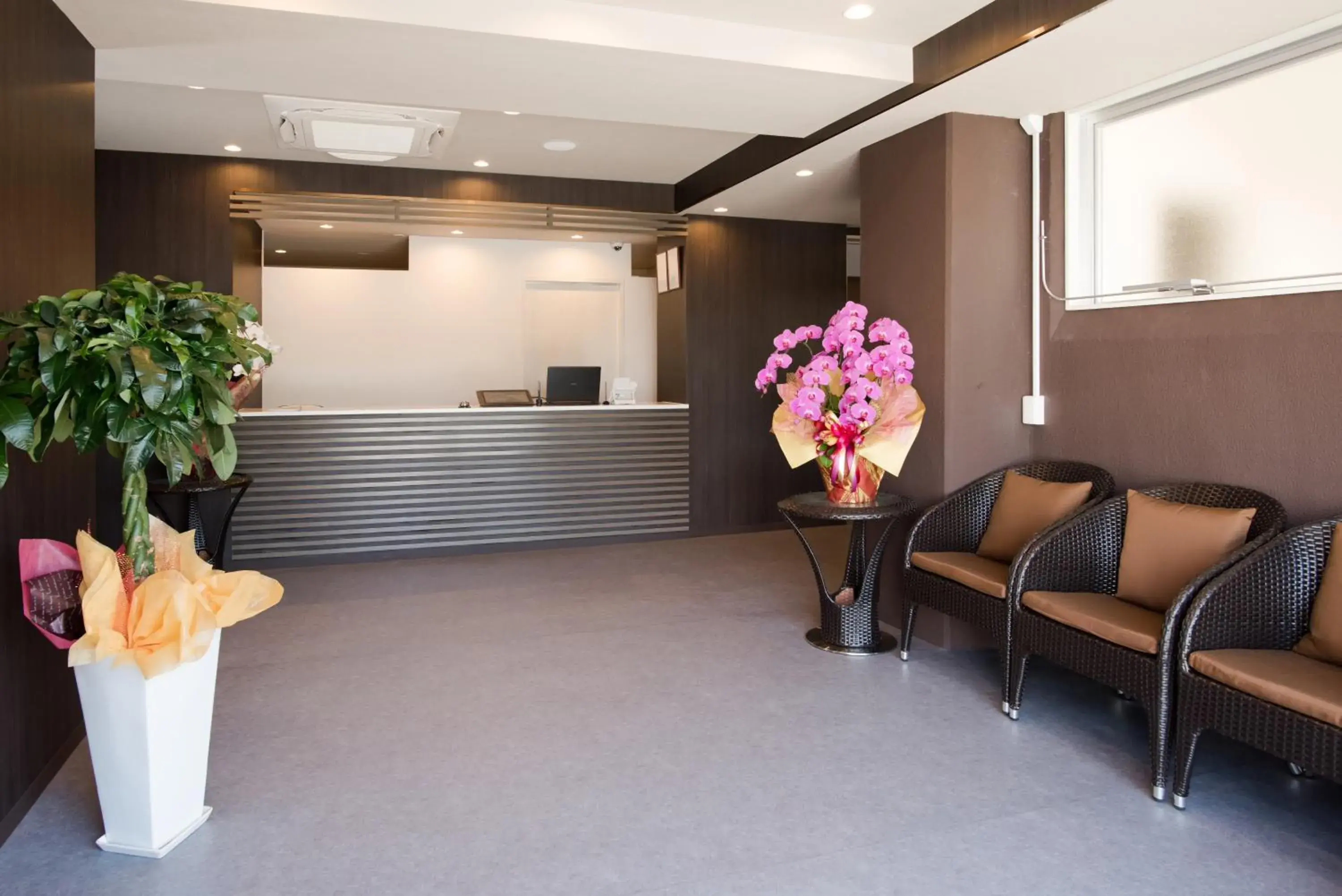 Lobby or reception in Crown Hotel Okinawa Annex Lobby or reception in Crown Hotel Okinawa Annex