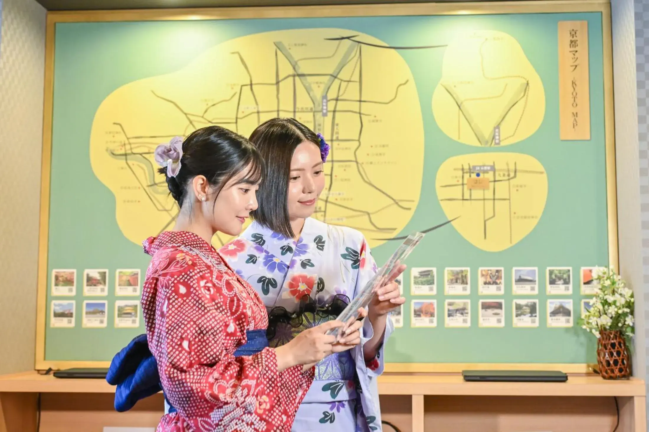 Lobby or reception in Sanco Inn Kyoto Hachijoguchi Shikinoyu Lobby or reception in Sanco Inn Kyoto Hachijoguchi Shikinoyu