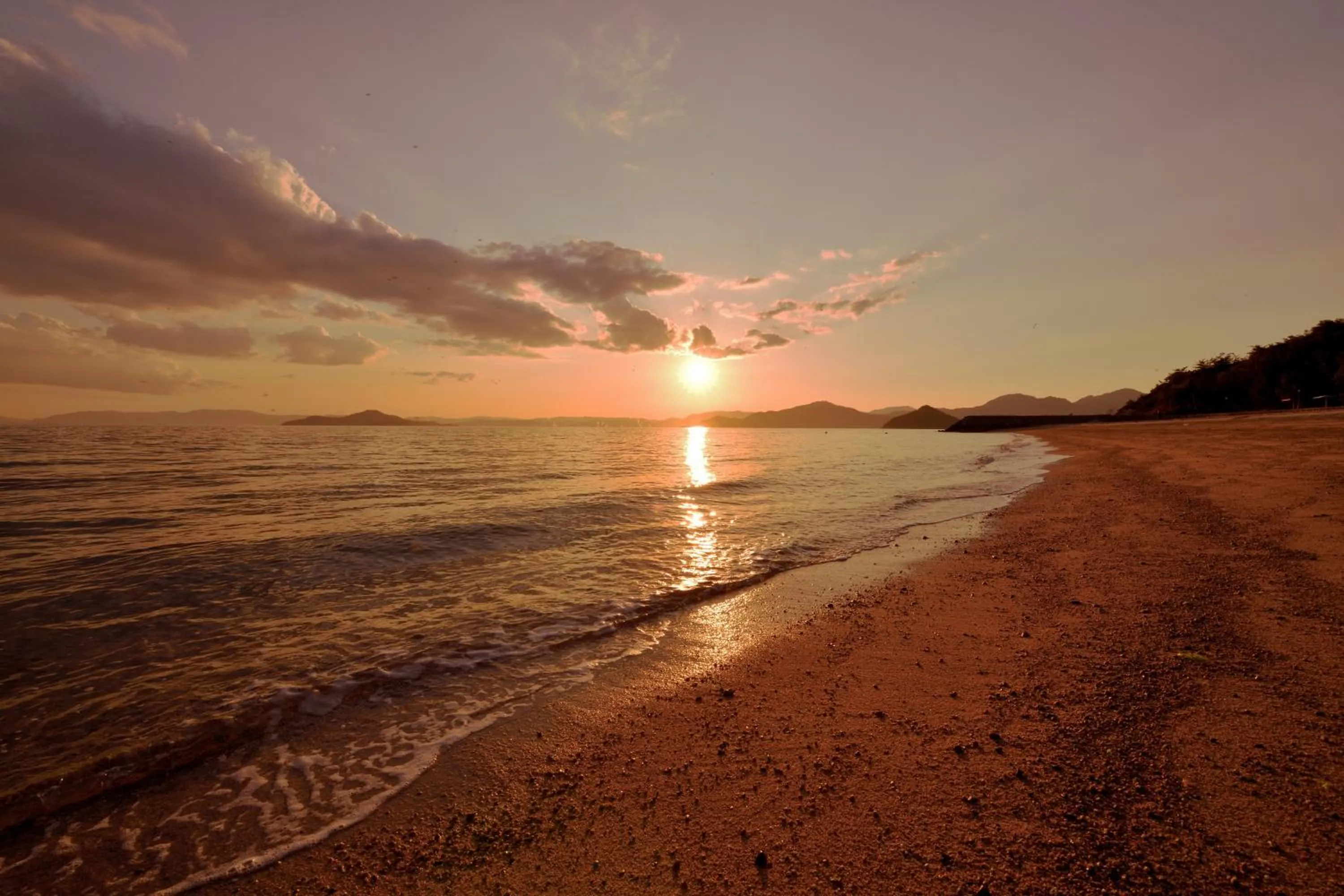 Sunset in Uminos Spa & Resort