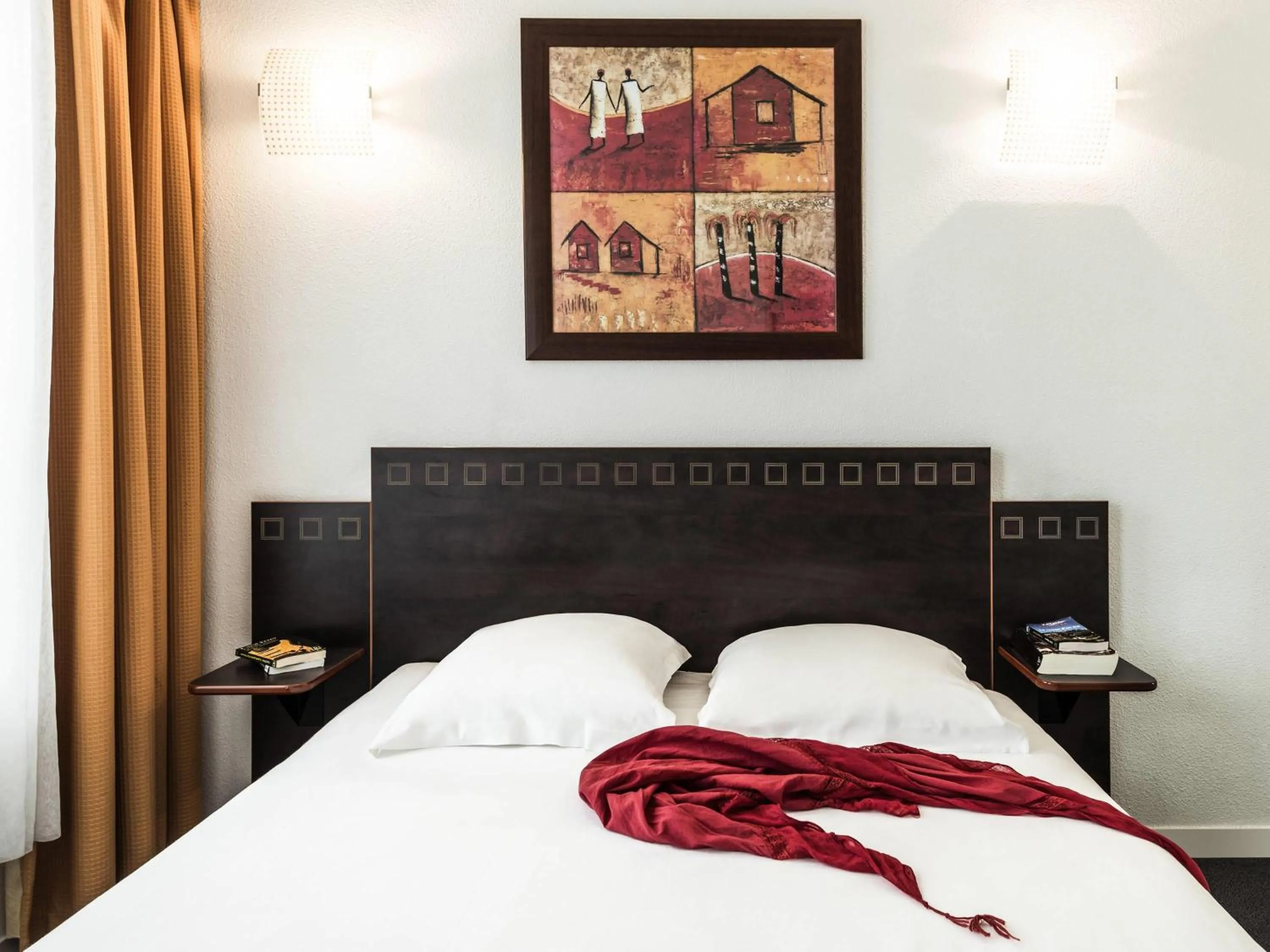 Bedroom, Bed in Aparthotel Adagio Access Toulouse Jolimont