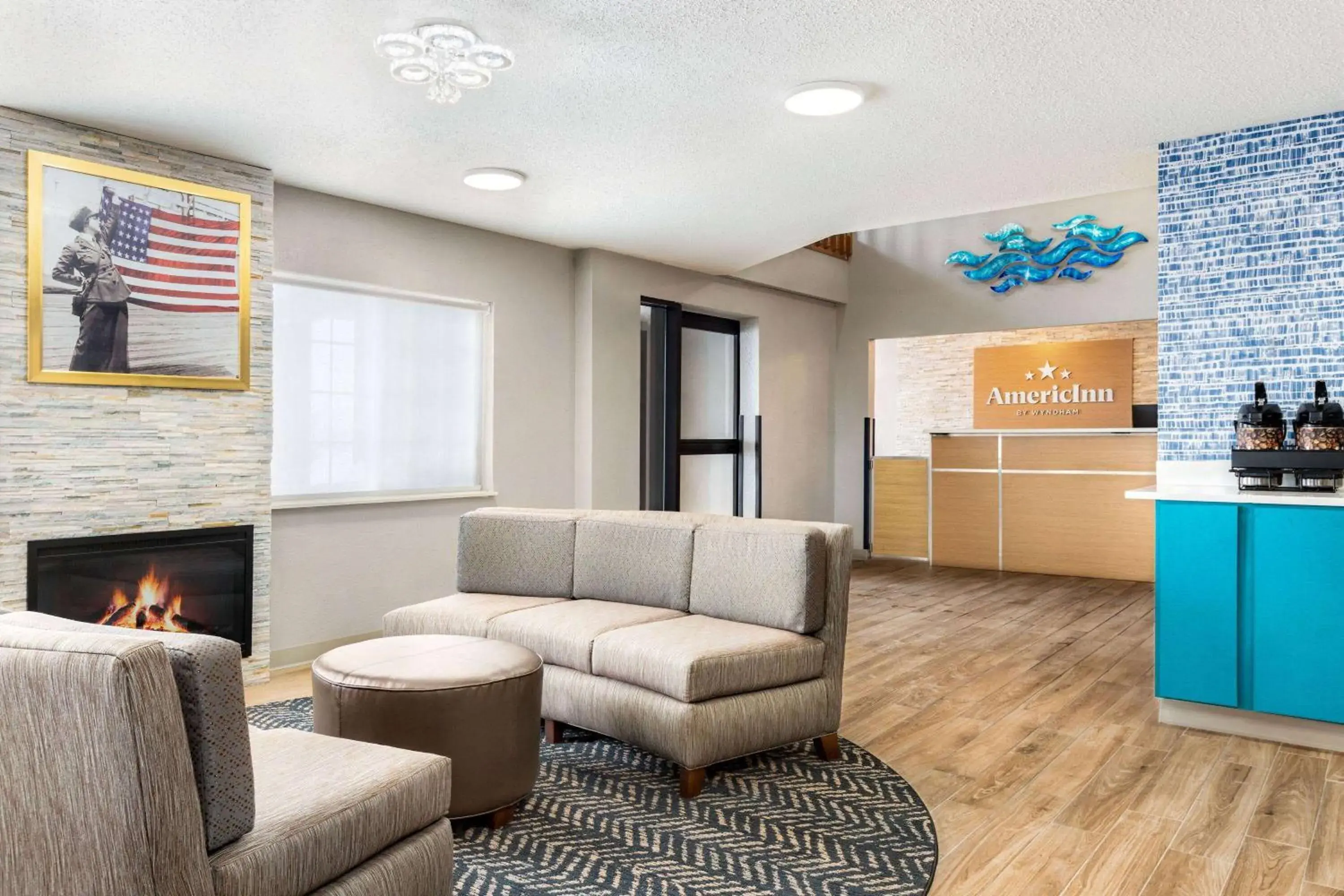 Lobby or reception in AmericInn by Wyndham Williamsburg Lobby or reception in AmericInn by Wyndham Williamsburg