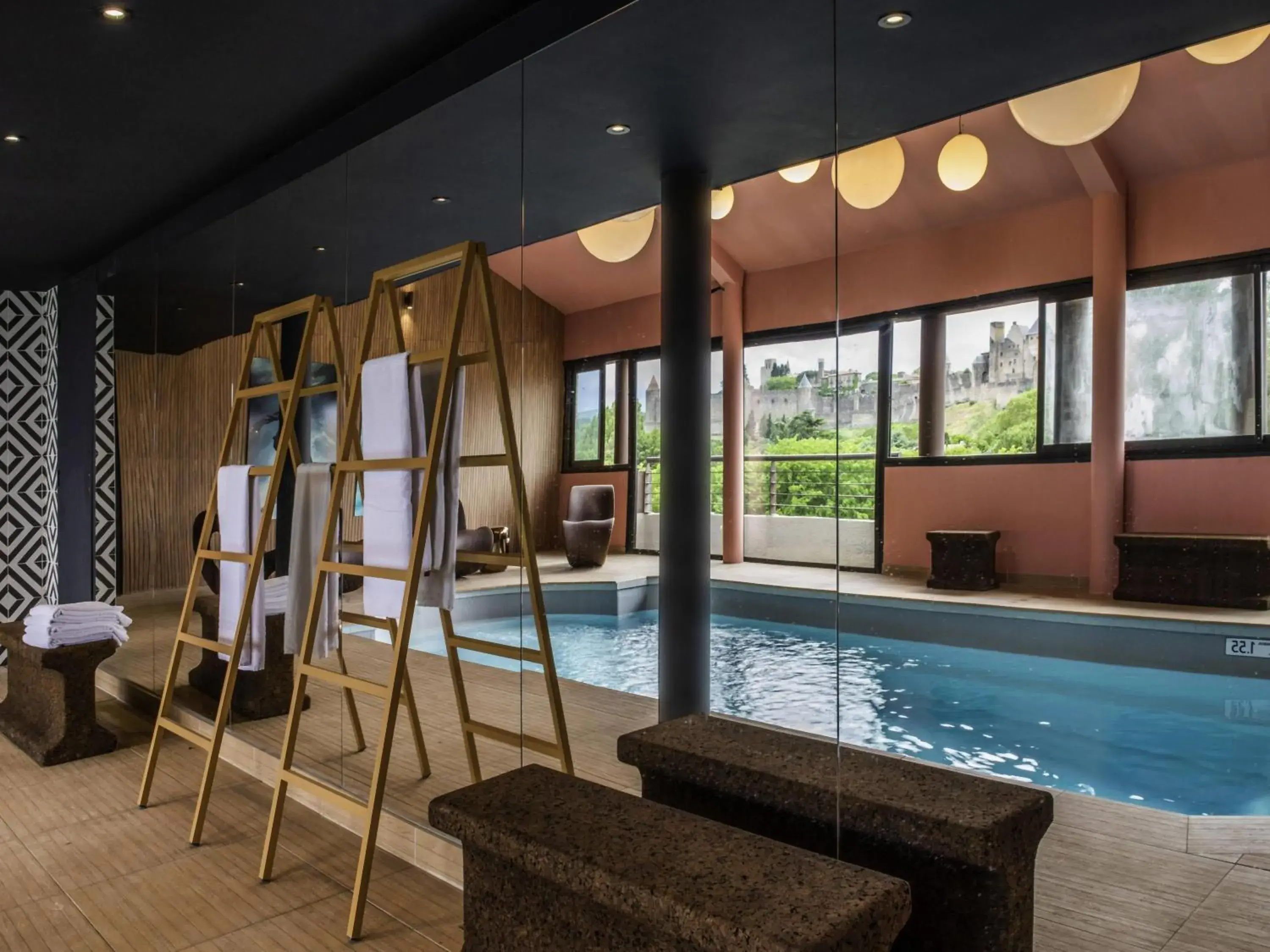 Pool view in Tribe Carcassonne Pool view in Tribe Carcassonne