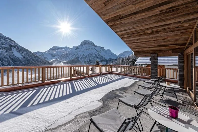 Winter in Skilodge Oberlech