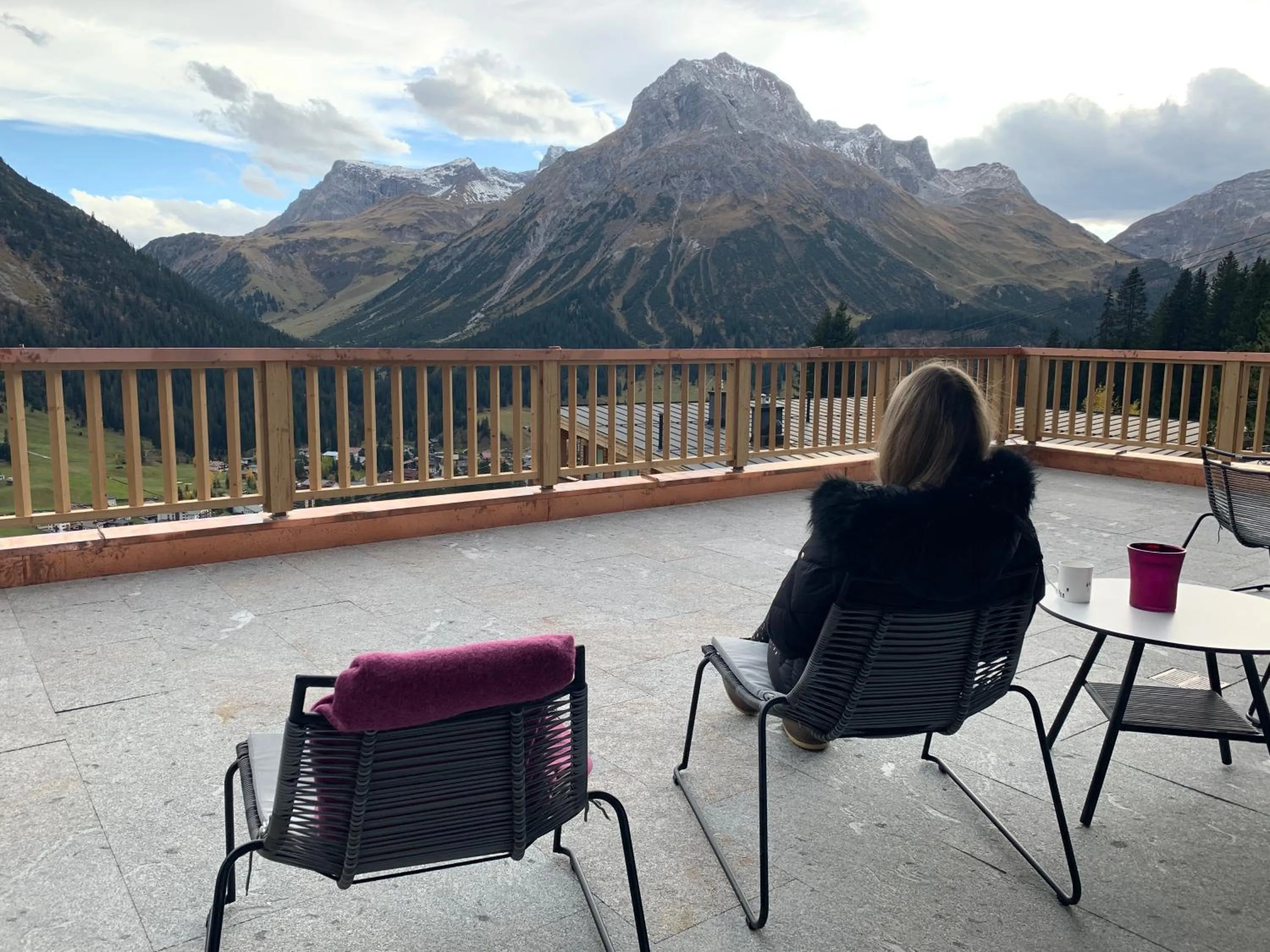 View (from property/room) in Skilodge Oberlech