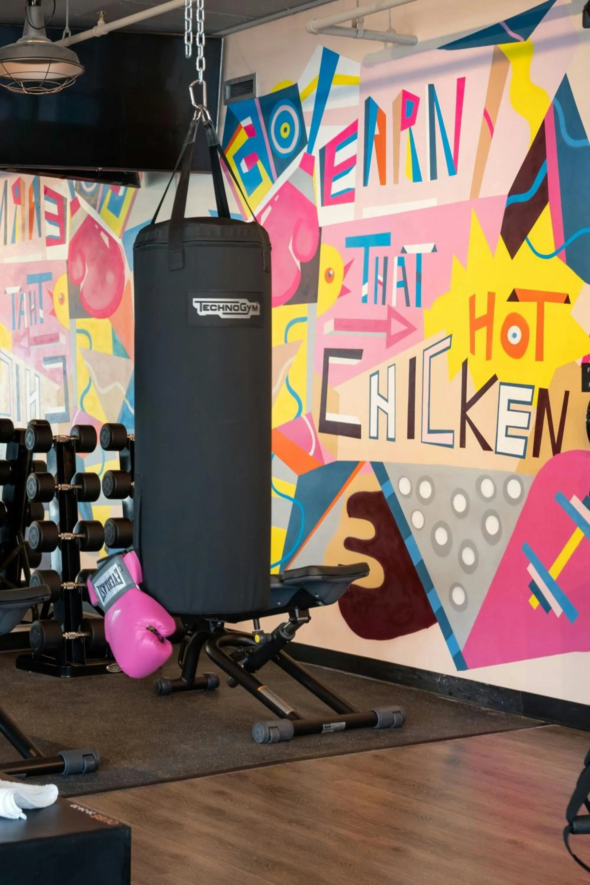 Fitness centre/facilities in Moxy Nashville Vanderbilt Area