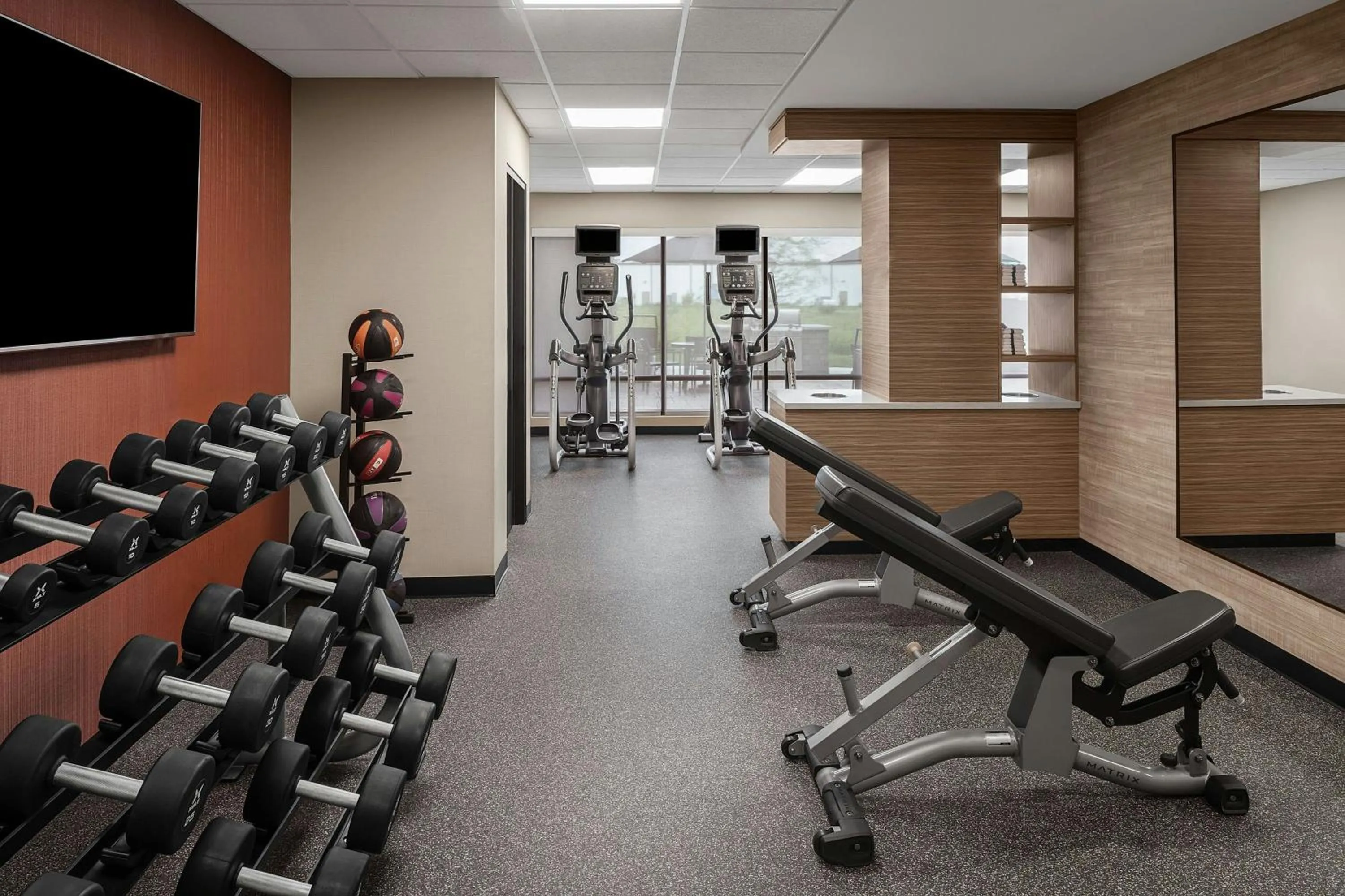 Fitness centre/facilities in TownePlace Suites by Marriott Danville