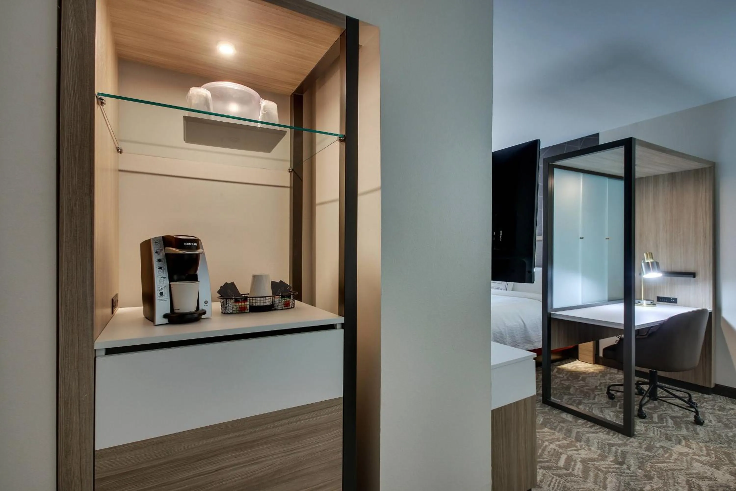 Photo of the whole room, Bed in SpringHill Suites by Marriott Gulfport I-10