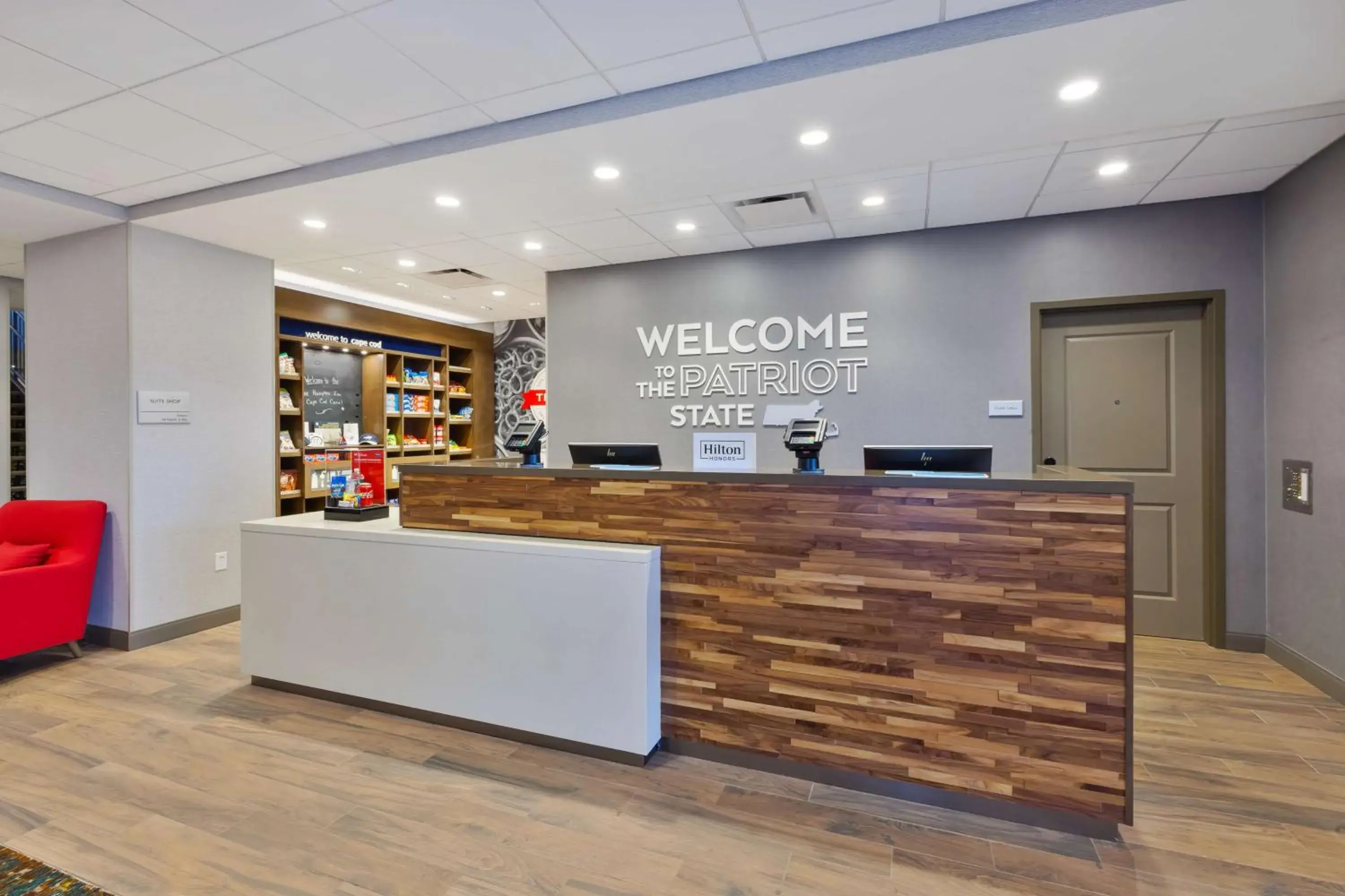Lobby or reception in Hampton Inn Cape Cod Canal Lobby or reception in Hampton Inn Cape Cod Canal