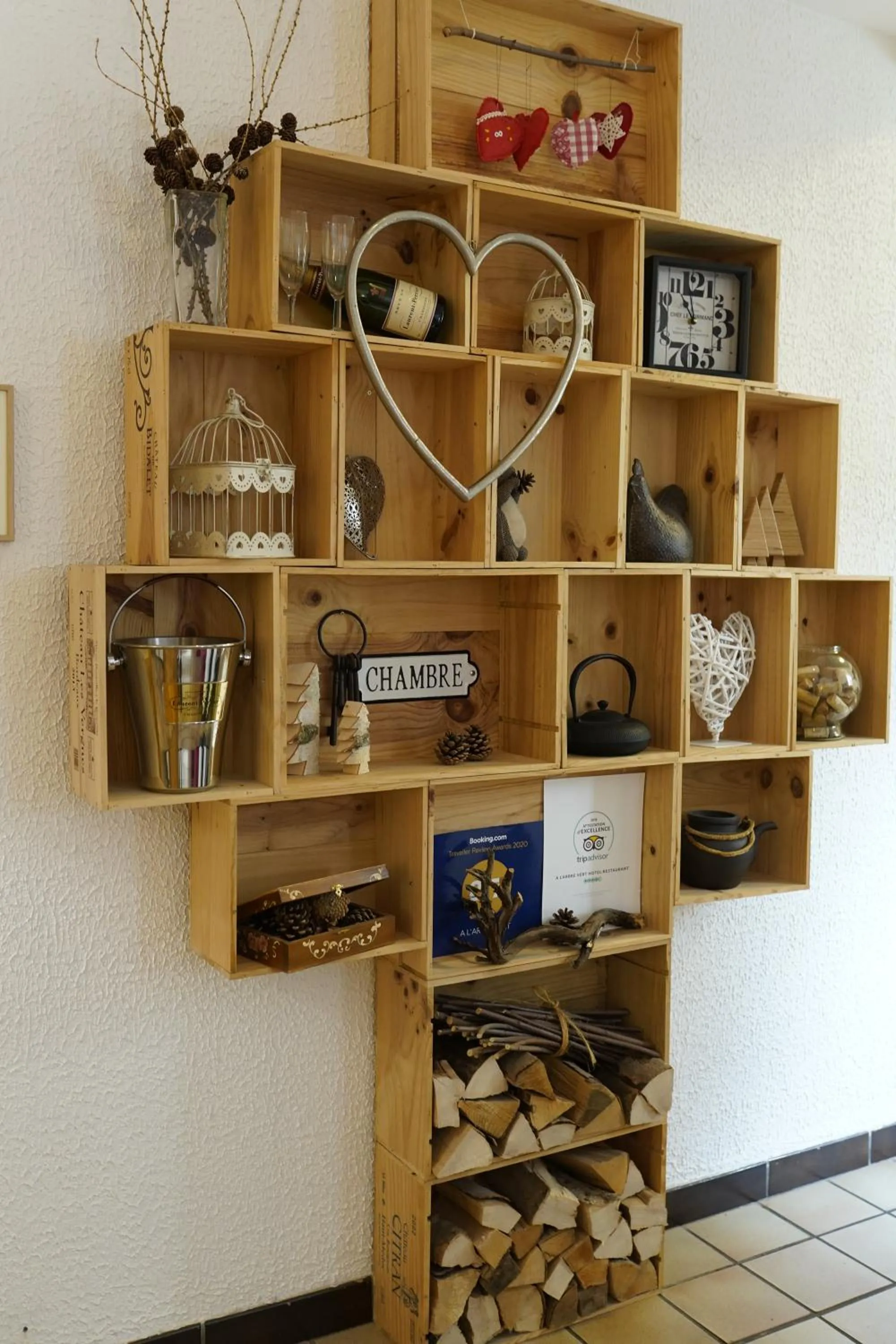 Lobby or reception in A l'Arbre Vert