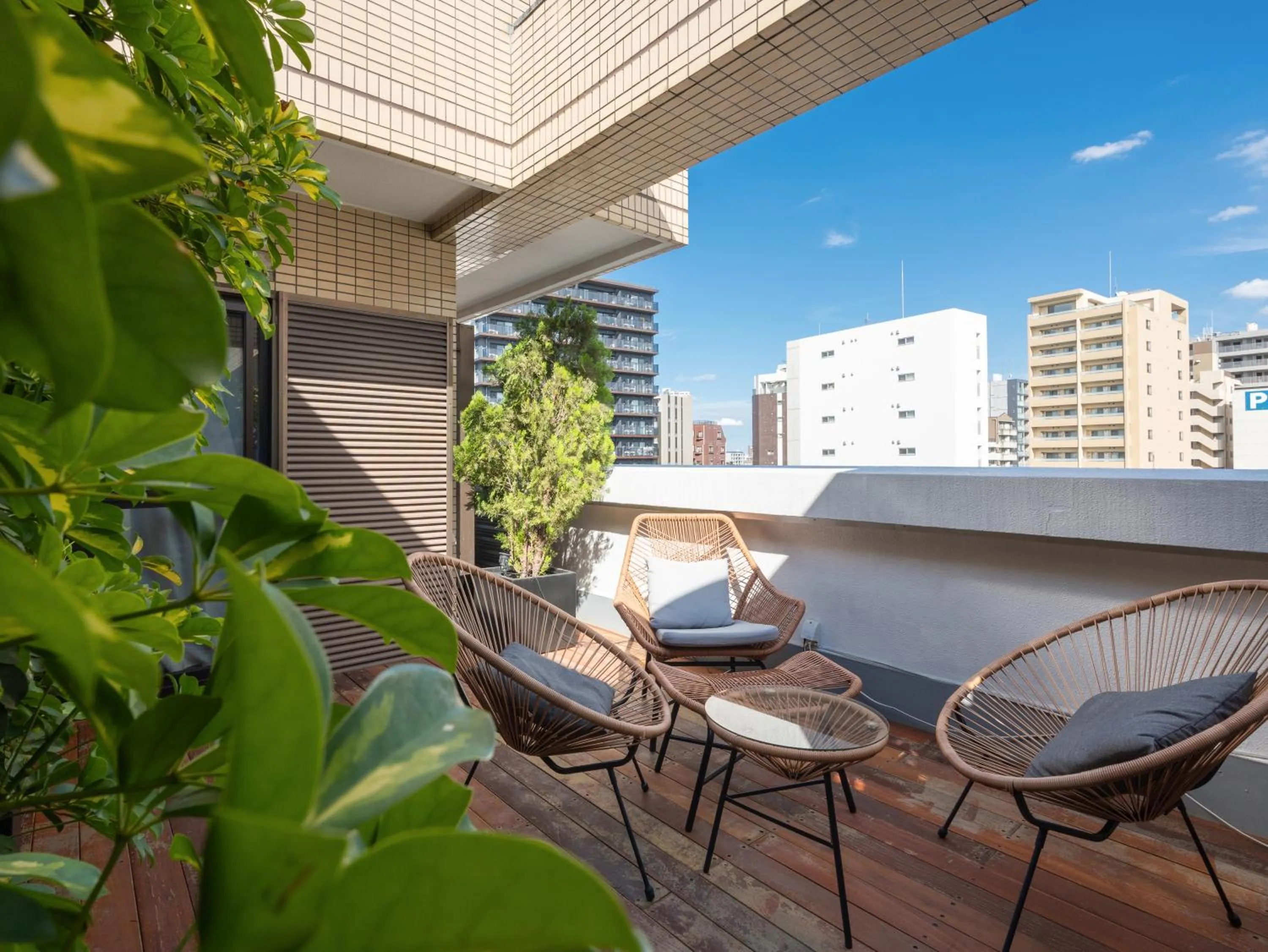 Garden in Hotel Tokyo Trip Ueno Nishi Nippori