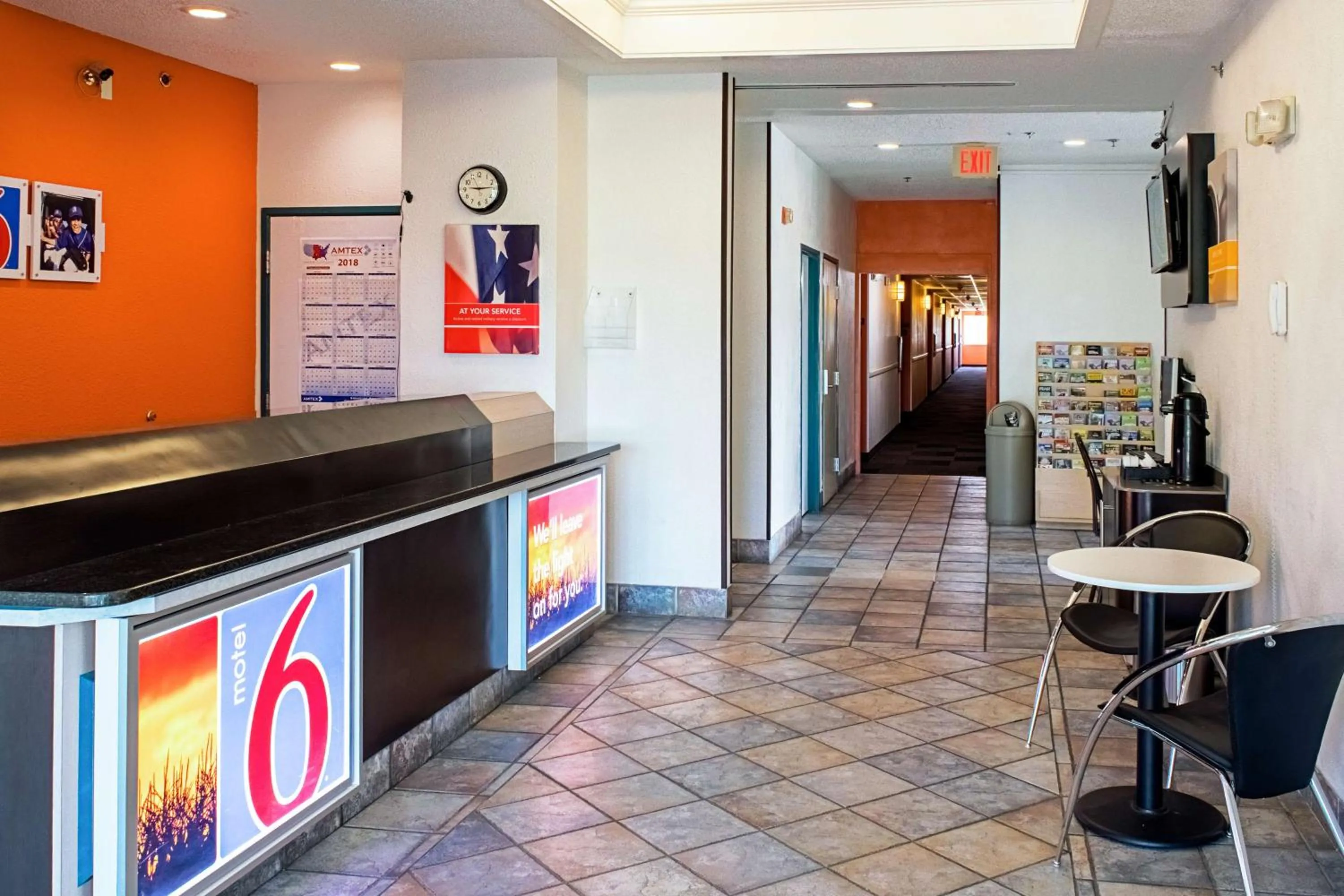 Lobby or reception in Motel 6-Seymour, IN - North