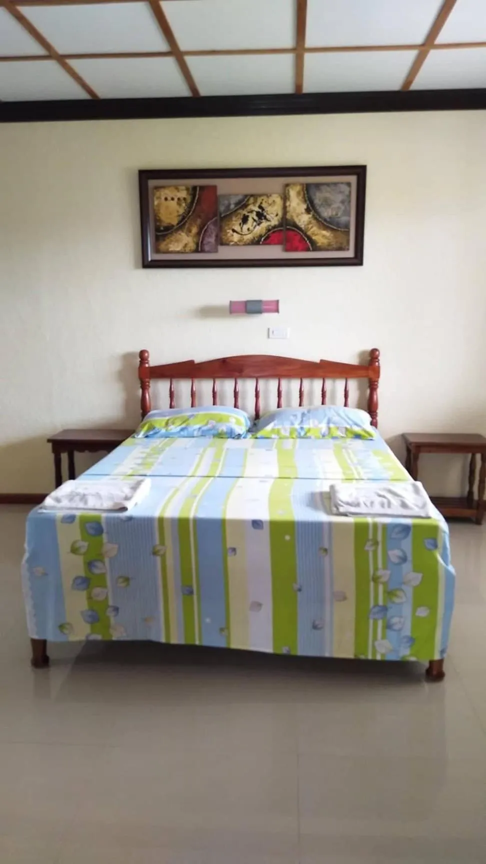 Bed in Love's Beach & Dive Resort