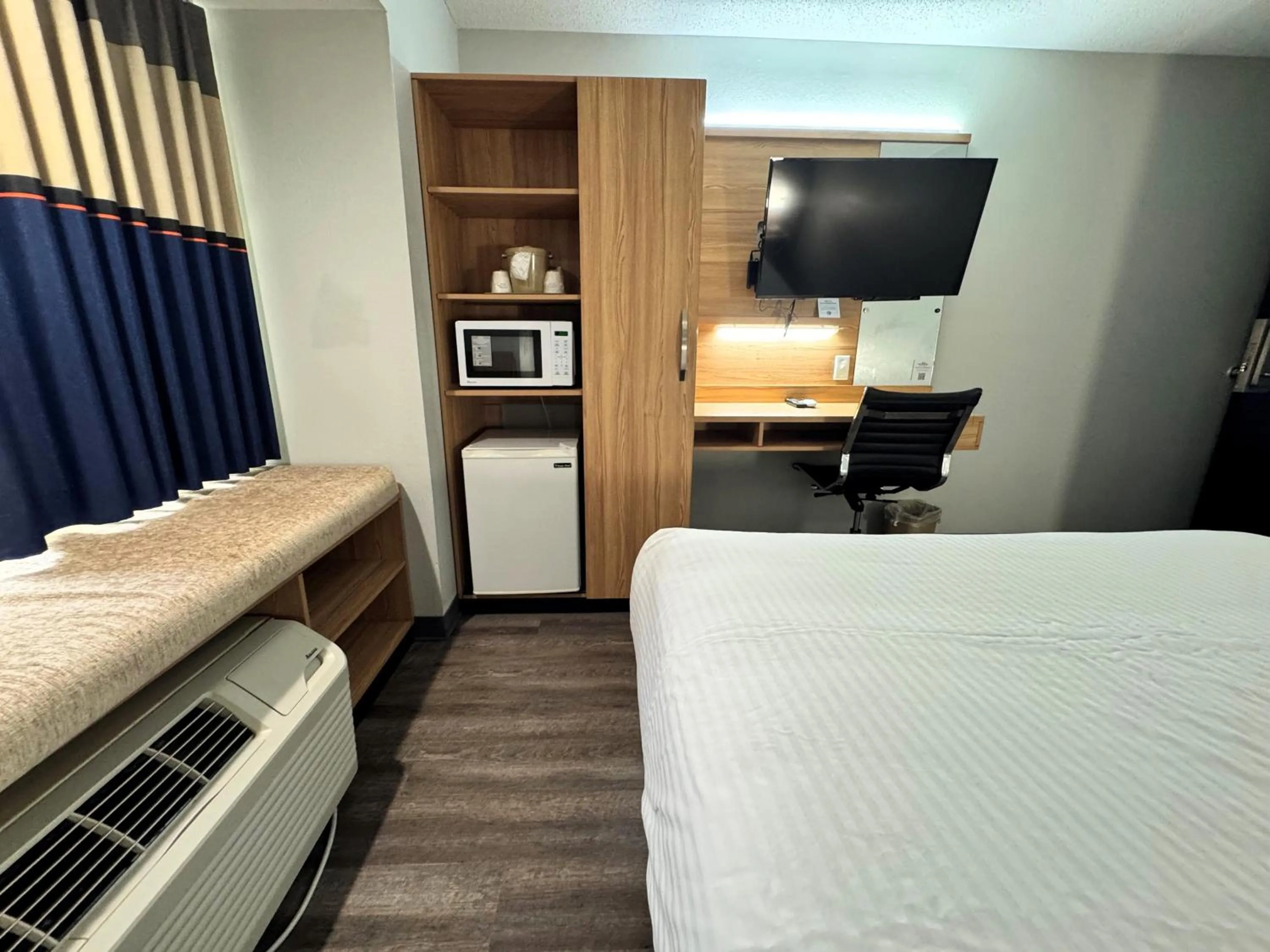 TV and multimedia, Bed in Microtel Inn & Suites by Wyndham Tuscaloosa East