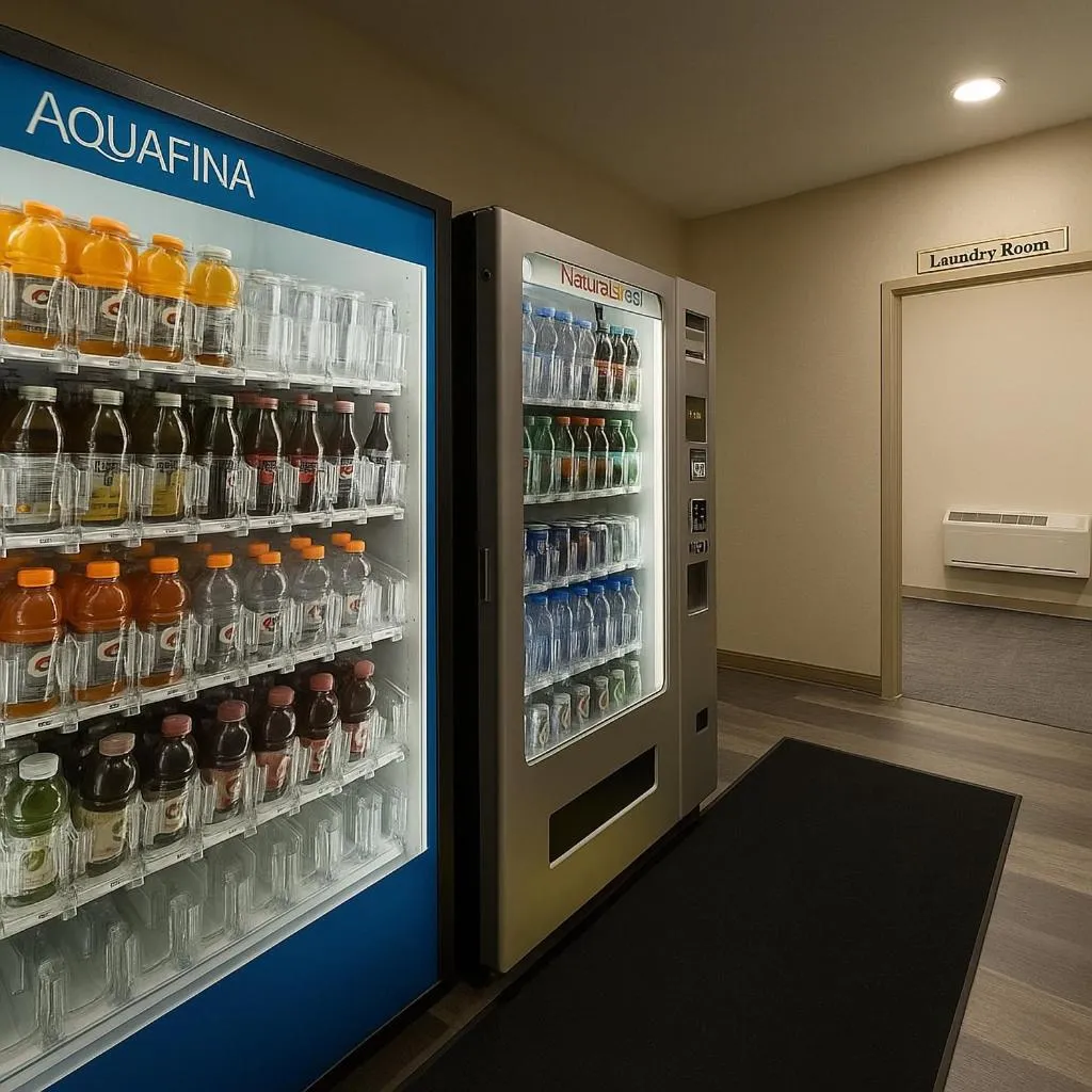 vending machine in Super 8 by Wyndham Uniontown PA