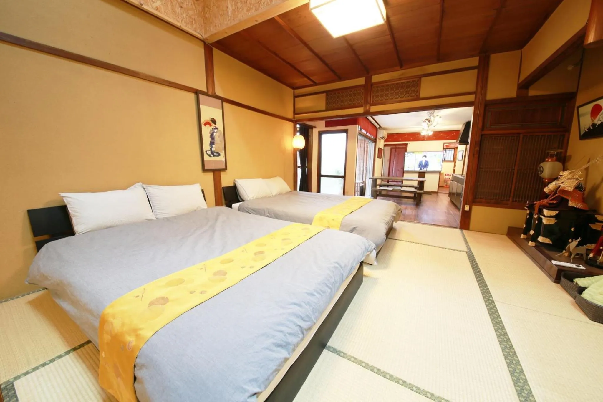 Bed in Nara Imai House