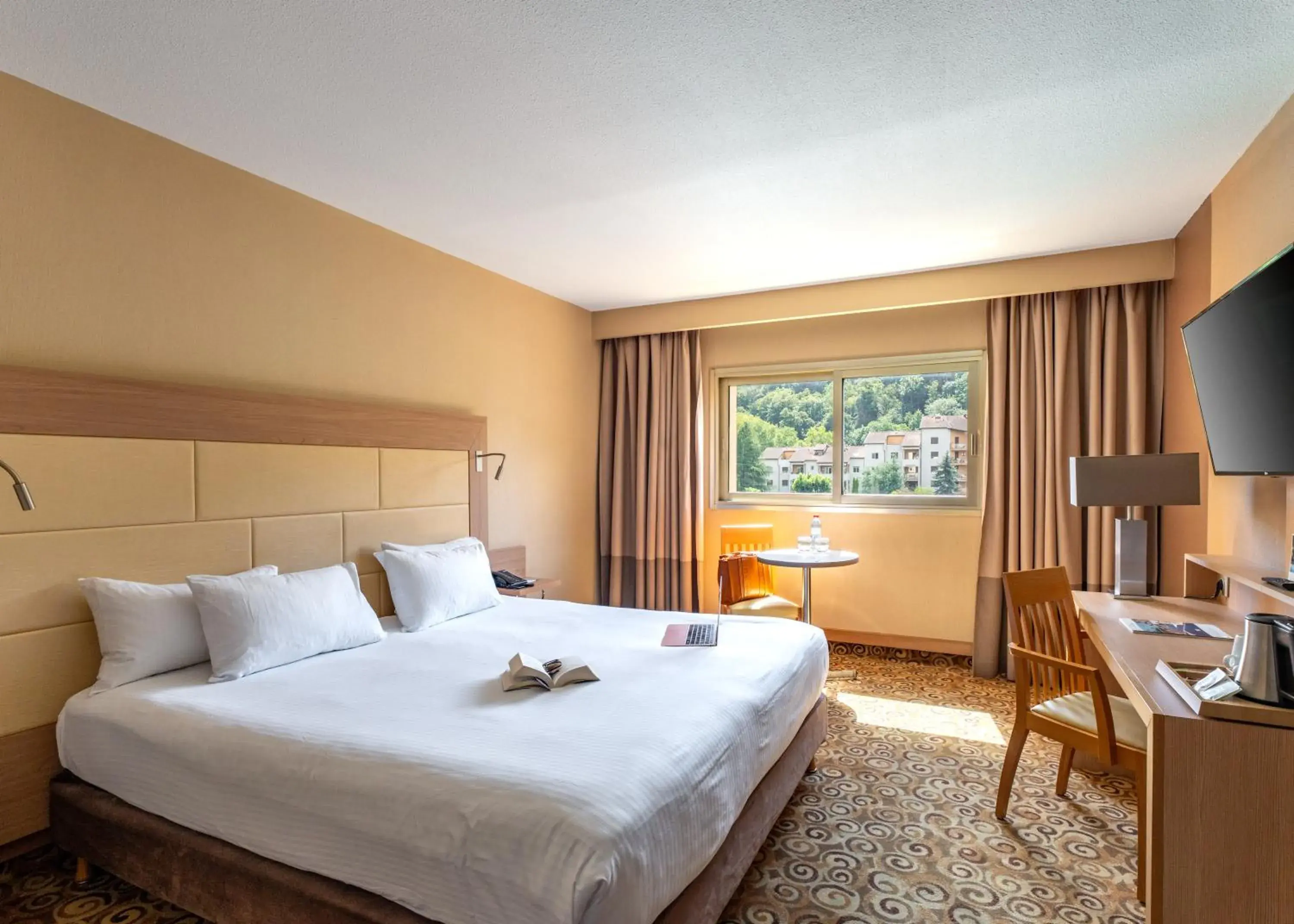 Comfort Double Room - Spa and Pool Access Included in Hôtel Lyon Métropole & Spa Comfort Double Room - Spa and Pool Access Included in Hôtel Lyon Métropole & Spa