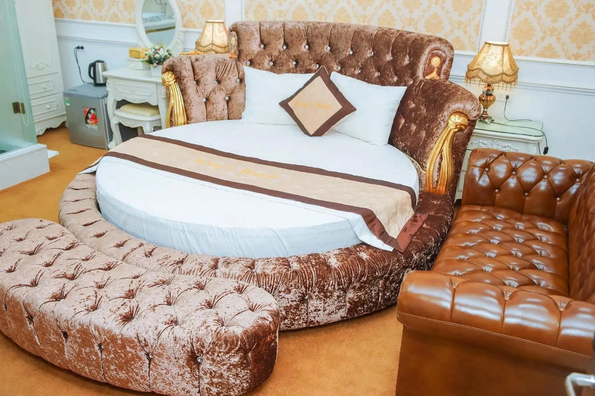 Bed in King's Hotel Yên Hòa Bed in King's Hotel Yên Hòa