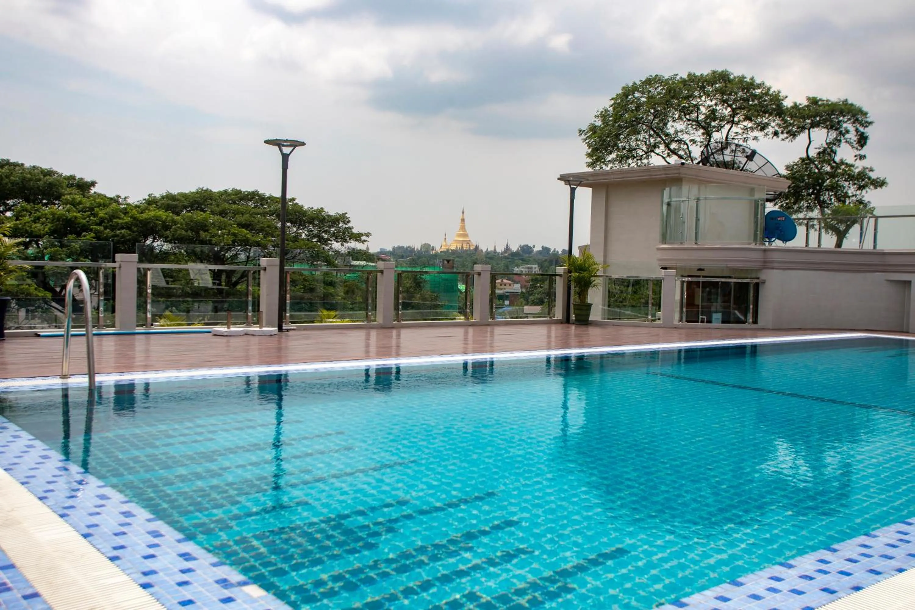 Swimming pool in Prestige Residences at Golden Valley by Grand United Hospitality