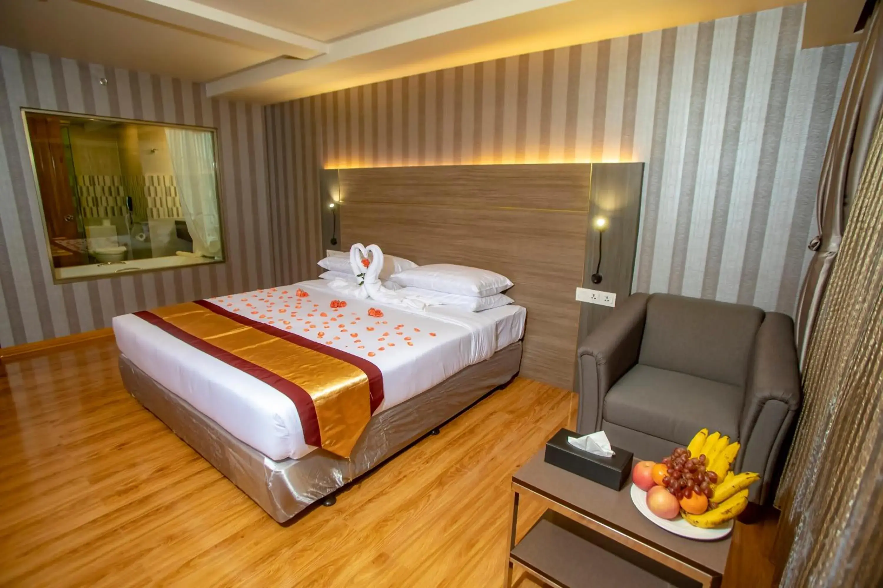Bed in Prestige Residences at Golden Valley by Grand United Hospitality Bed in Prestige Residences at Golden Valley by Grand United Hospitality