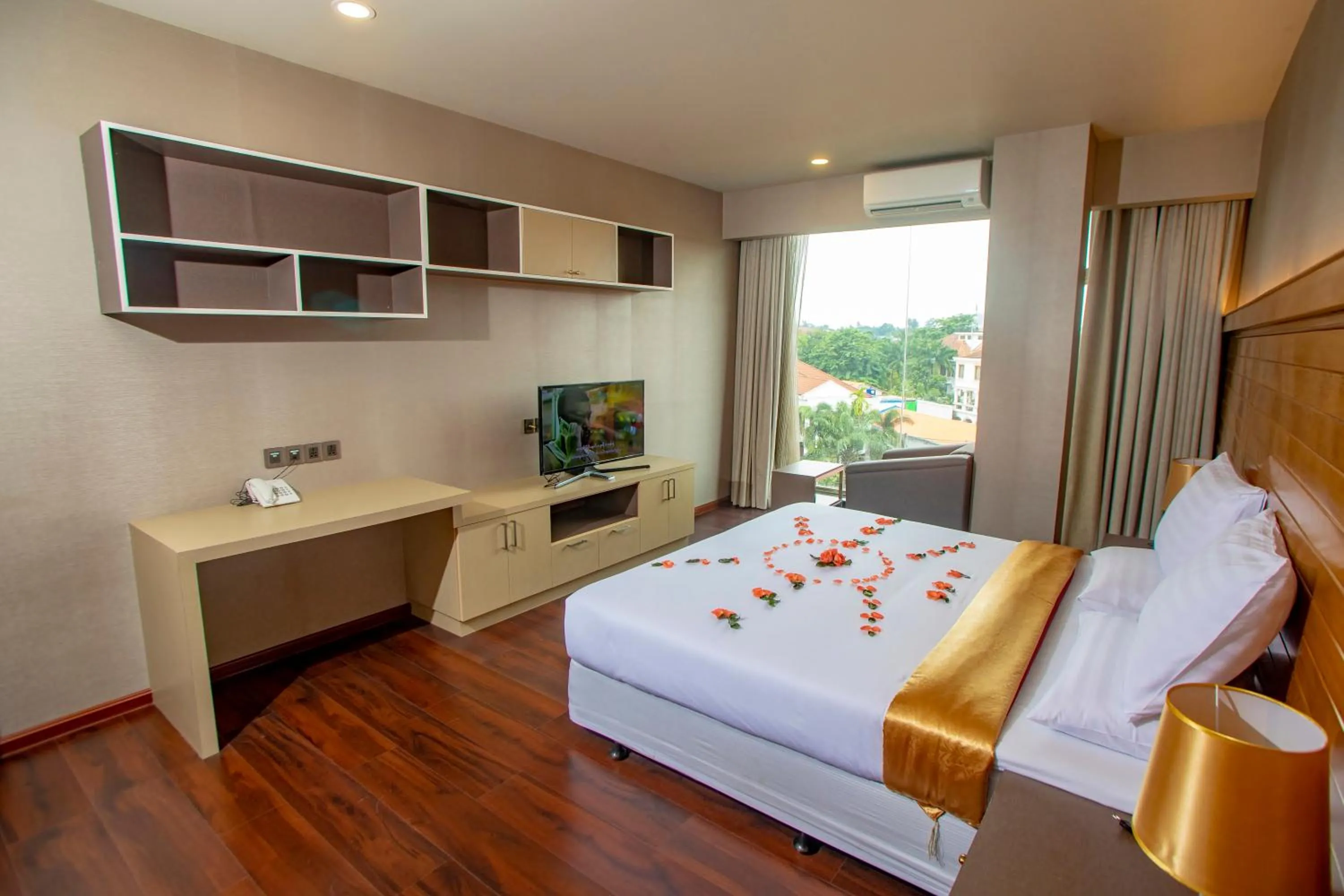 Bedroom, Bed in Prestige Residences at Golden Valley by Grand United Hospitality