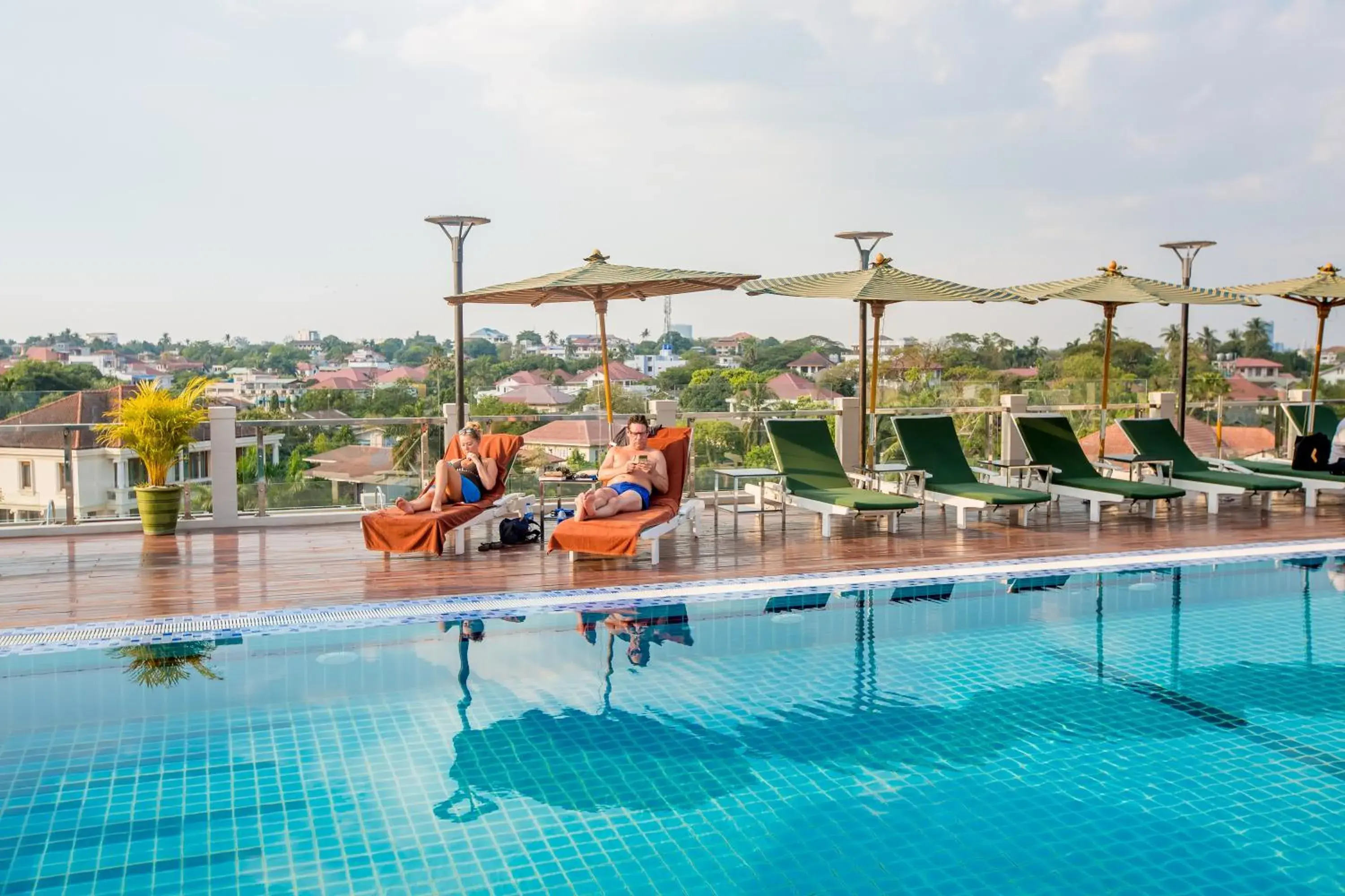 Swimming pool in Prestige Residences at Golden Valley by Grand United Hospitality Swimming pool in Prestige Residences at Golden Valley by Grand United Hospitality