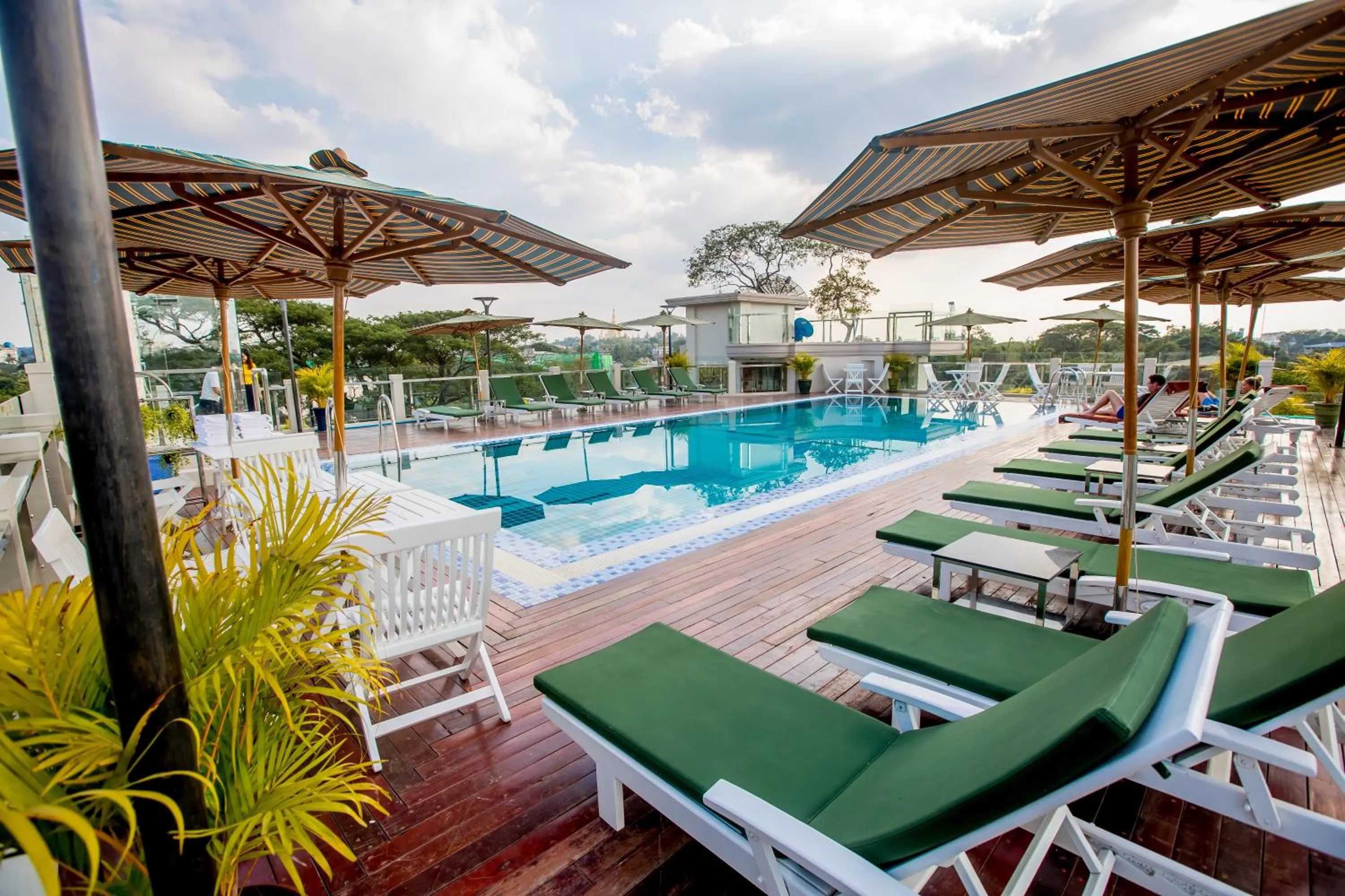 Swimming pool in Prestige Residences at Golden Valley by Grand United Hospitality