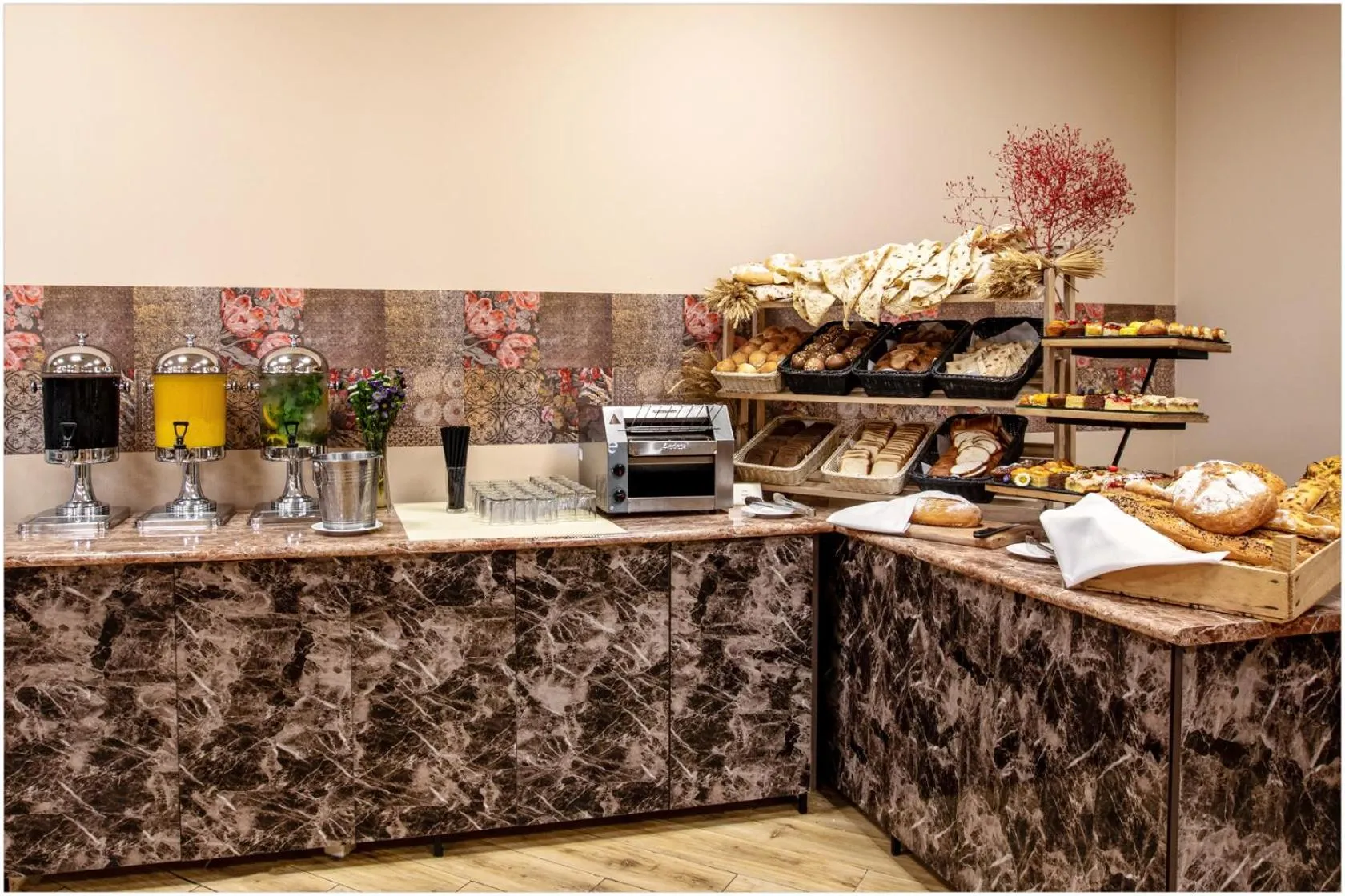 Buffet breakfast in Ani Grand Hotel Yerevan